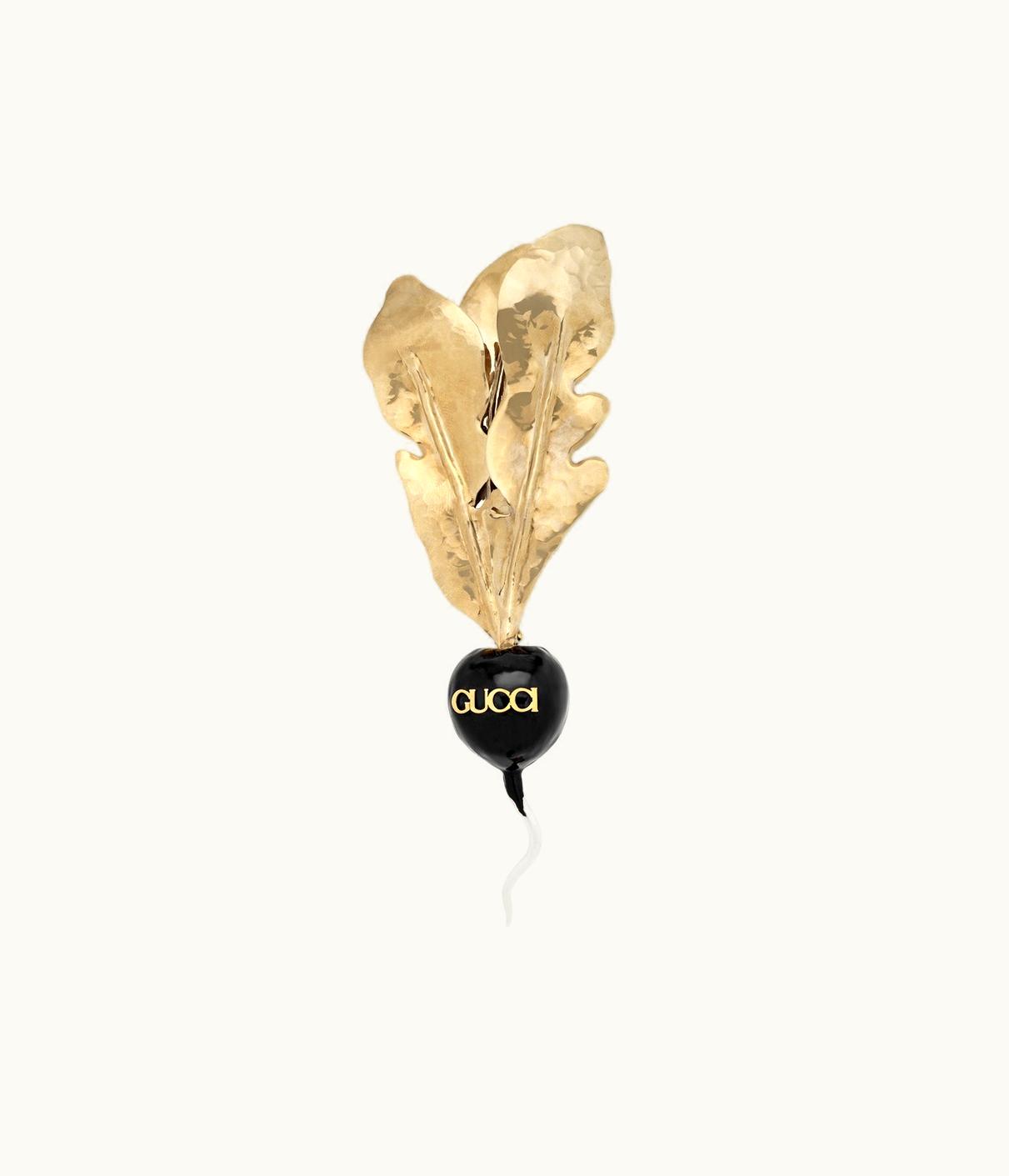 Gucci Gucci Enamel Gucci Radish Brooch