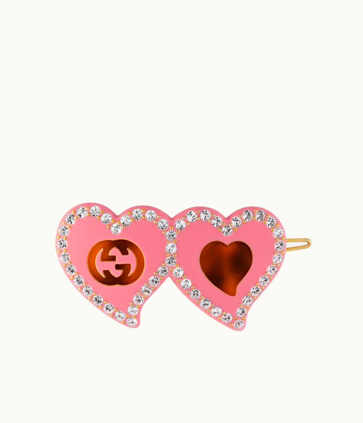 Gucci Gucci Hair Clip With GG And Hearts UZ0136875