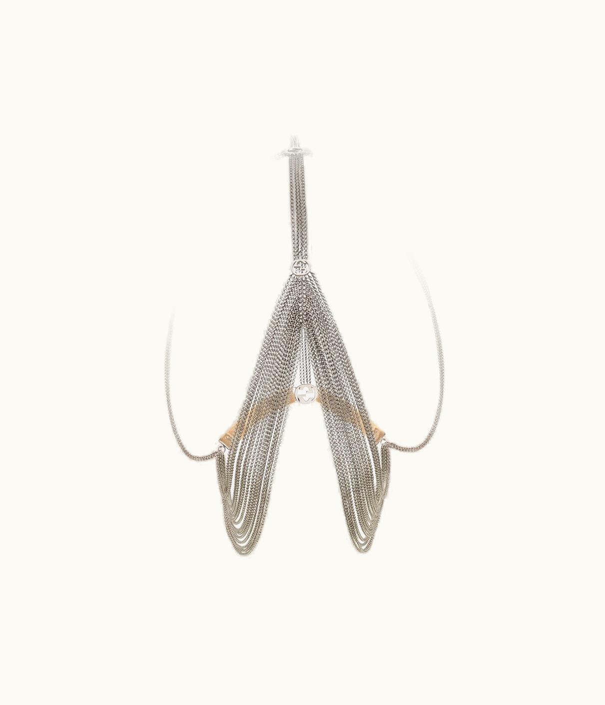 Gucci Gucci Interlocking G Multi-Chain Face Mask