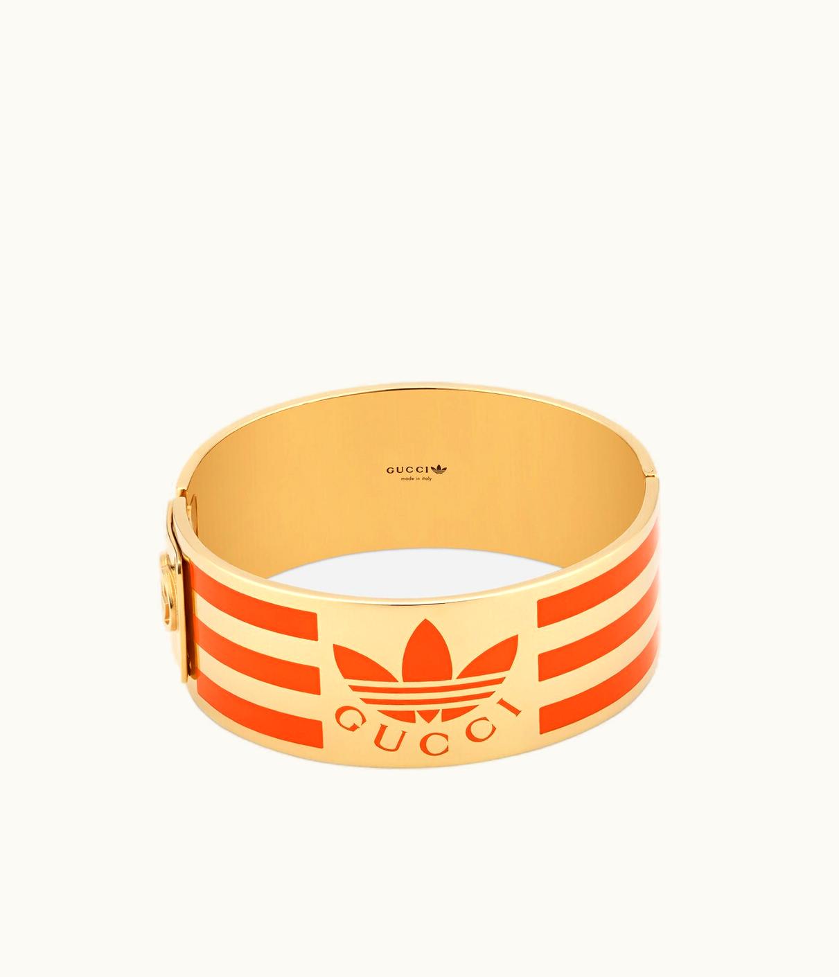 Gucci Gucci Adidas X Gucci Enamel Striped Cuff Bracelet UZ0136947