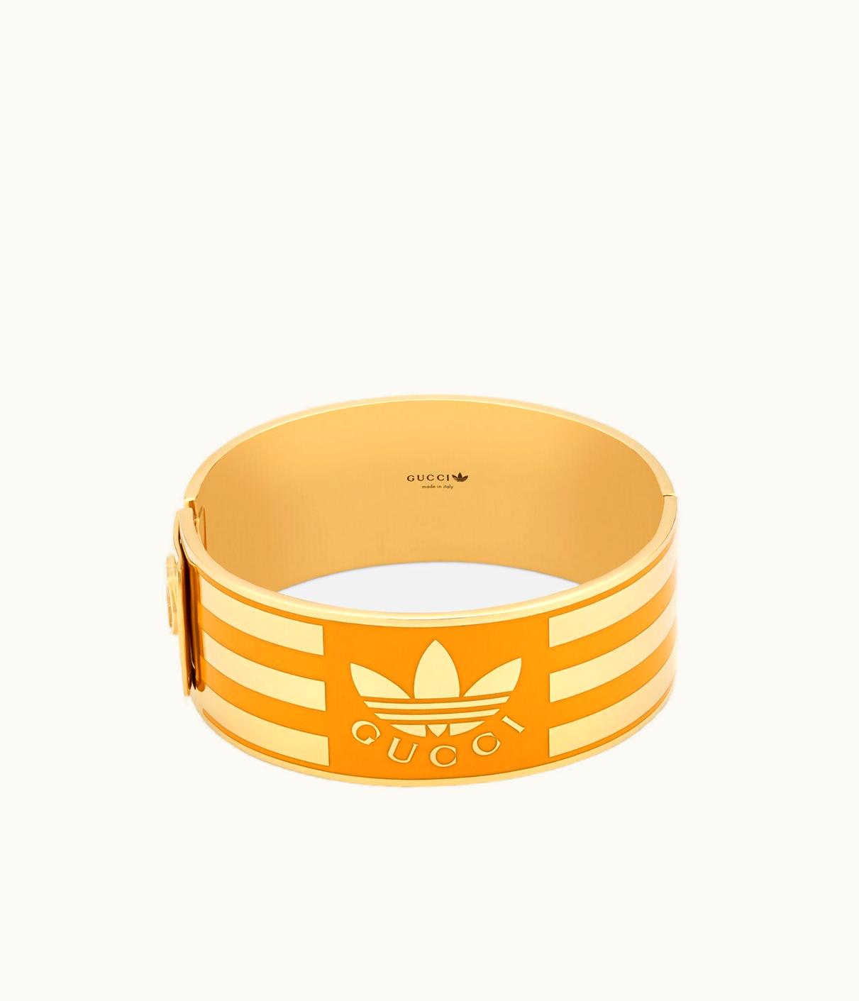 Gucci Gucci Adidas X Gucci Enamel Striped Cuff Bracelet UZ0136948