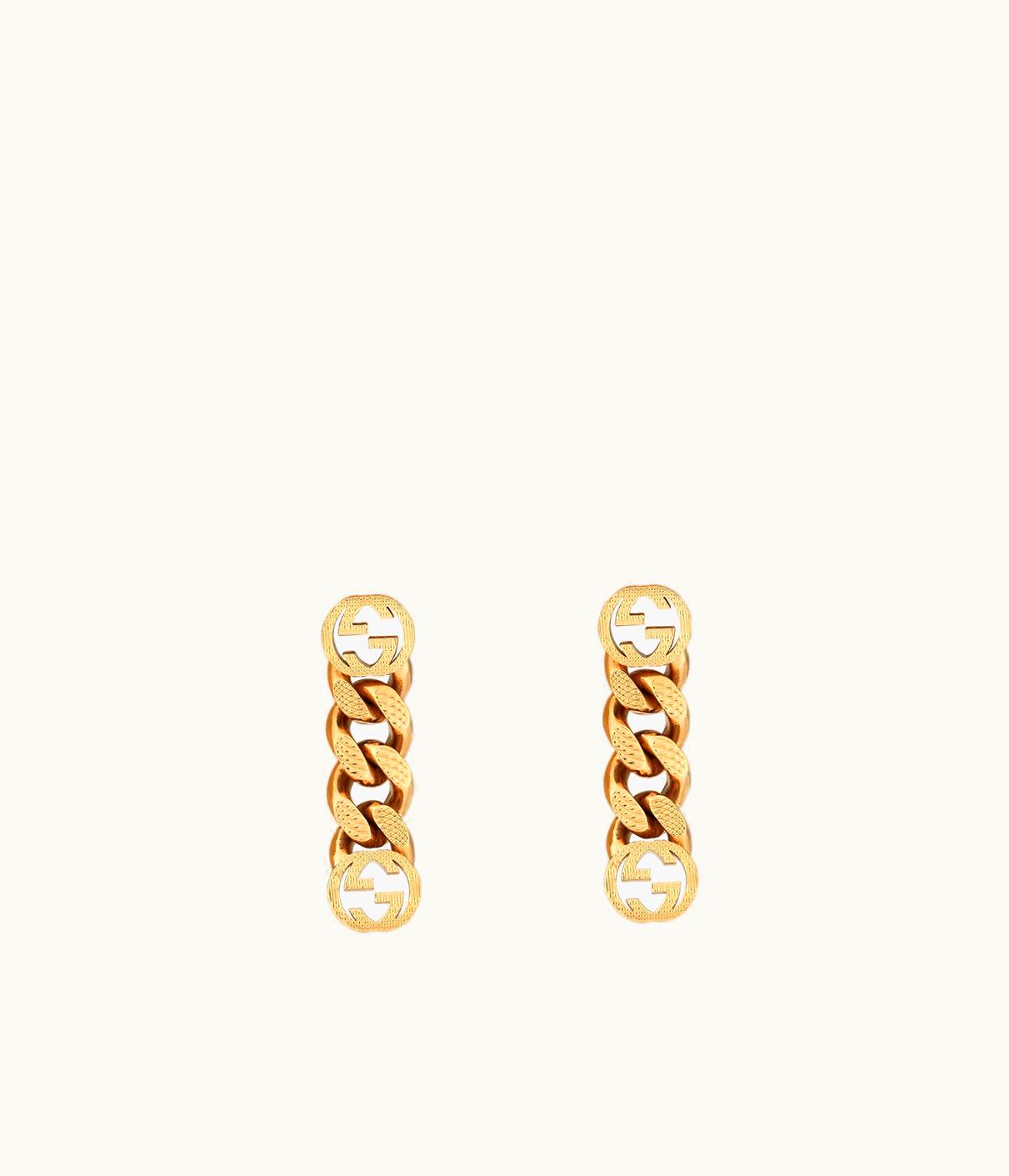 Gucci Gucci Earrings With Interlocking G