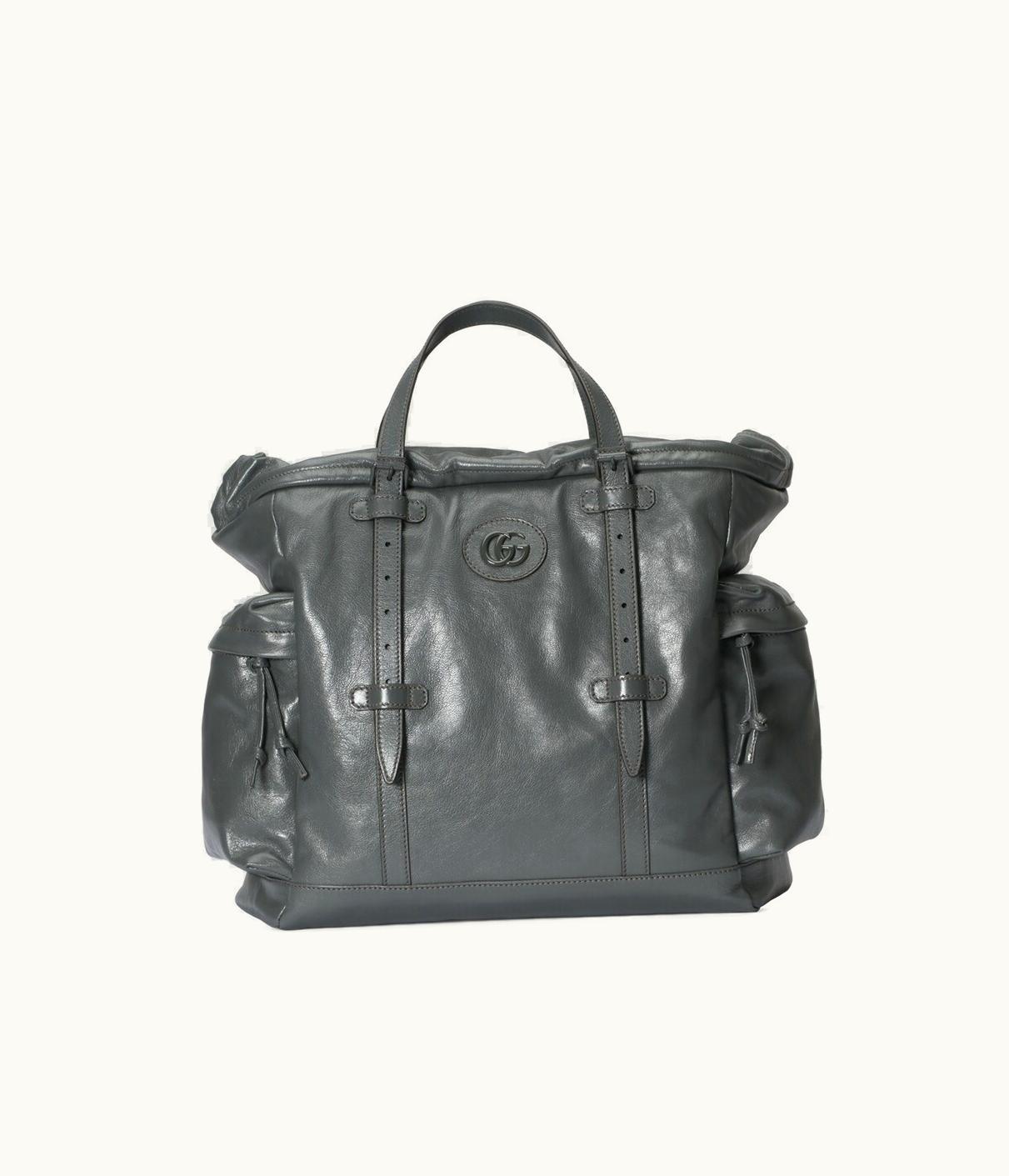 Gucci Gucci Drawstring Tote Bag With Tonal Double G UZ0137088