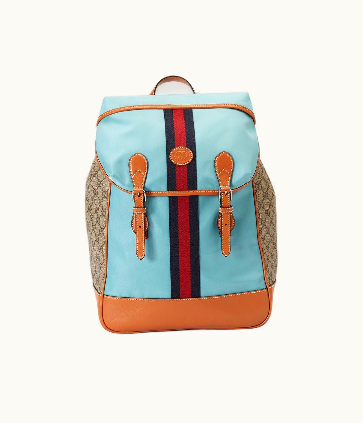 Gucci Gucci Backpack With Web Stripe