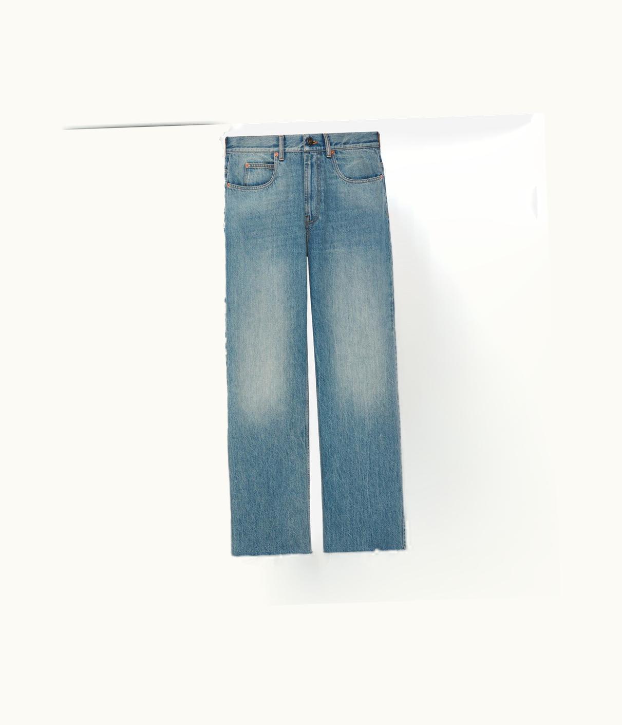 Gucci Gucci Baggy Stonewashed Denim Trouser