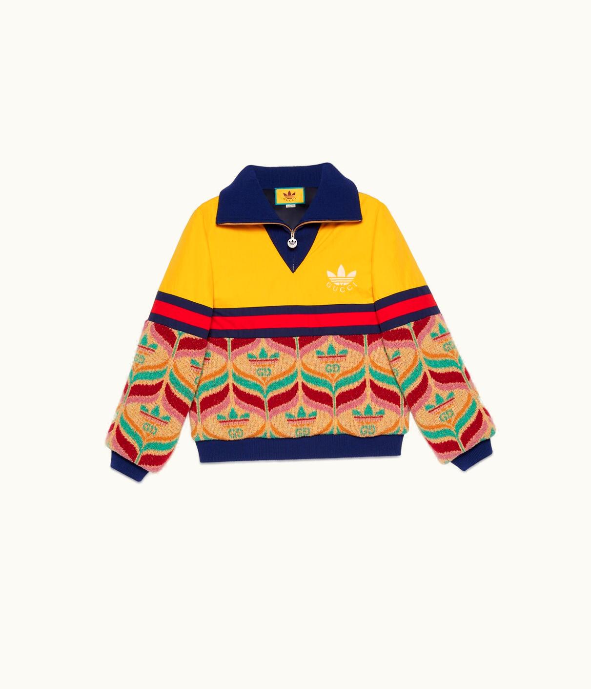 Gucci Gucci Adidas X Gucci Half-Zip Jacket