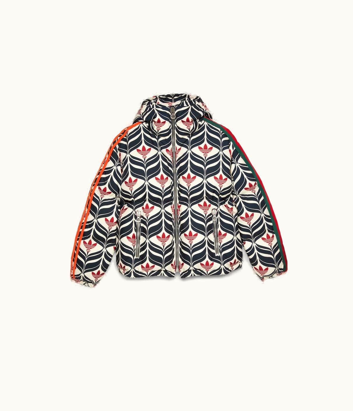 Gucci Gucci Adidas X Gucci Interlocking G And Trefoil Down Jacket