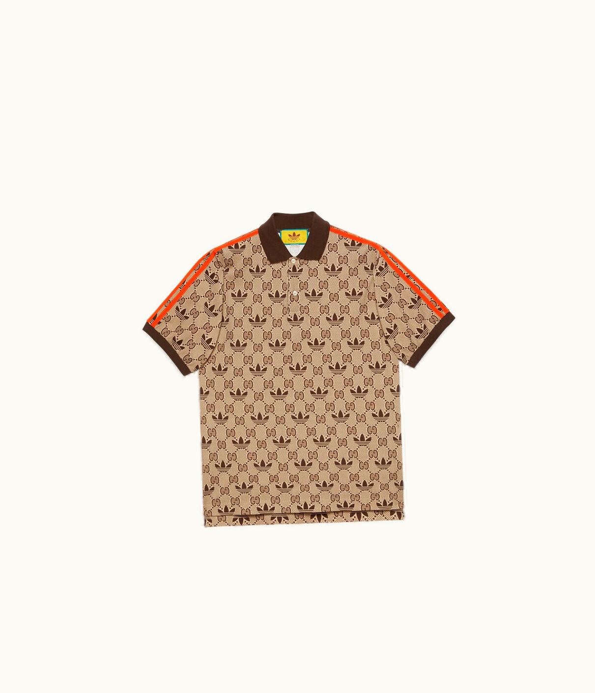 Gucci Gucci Adidas X Gucci GG Trefoil Polo Shirt UZ0137286