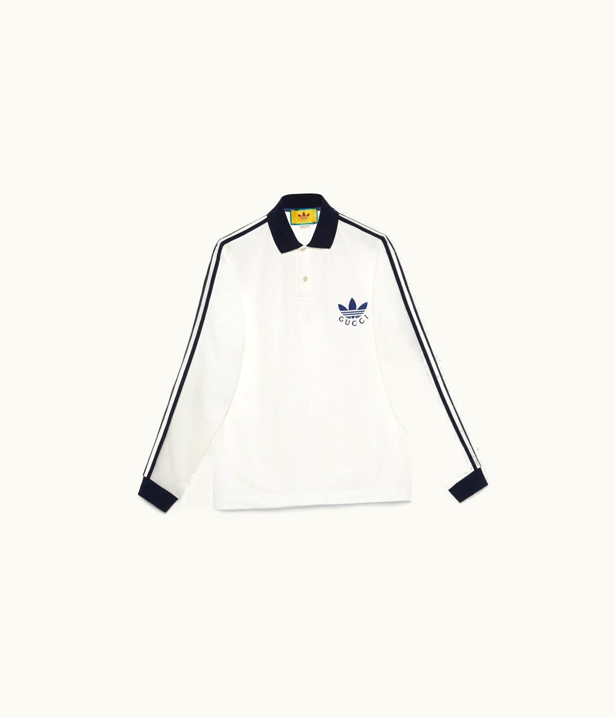 Gucci Gucci Adidas X Gucci Cotton Piquet Polo Shirt UZ0137300
