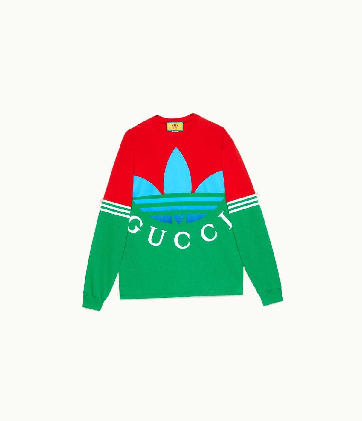 Gucci Gucci Adidas X Gucci Long Sleeve T-Shirt UZ0137303