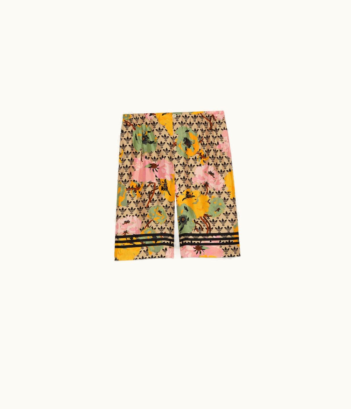 Gucci Adidas X Gucci Print Silk Short Pant