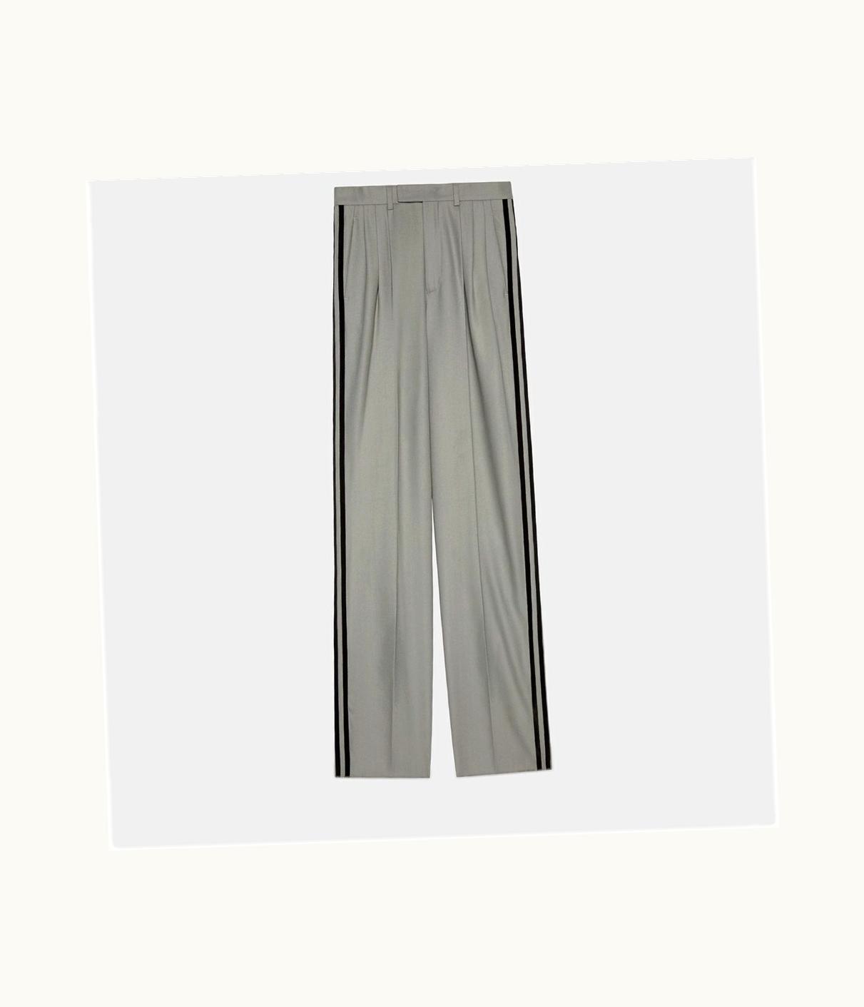 Gucci Adidas X Gucci Wool Trouser With Pleats