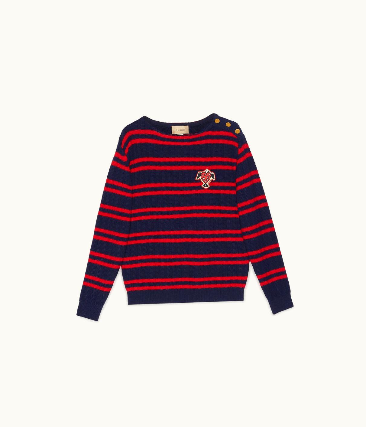 Gucci HA Striped Wool Jumper
