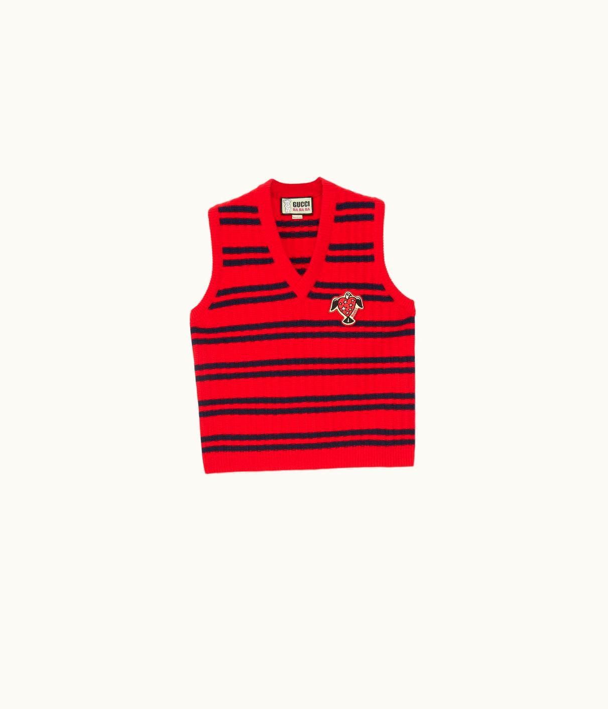 Gucci HA Striped Wool Vest