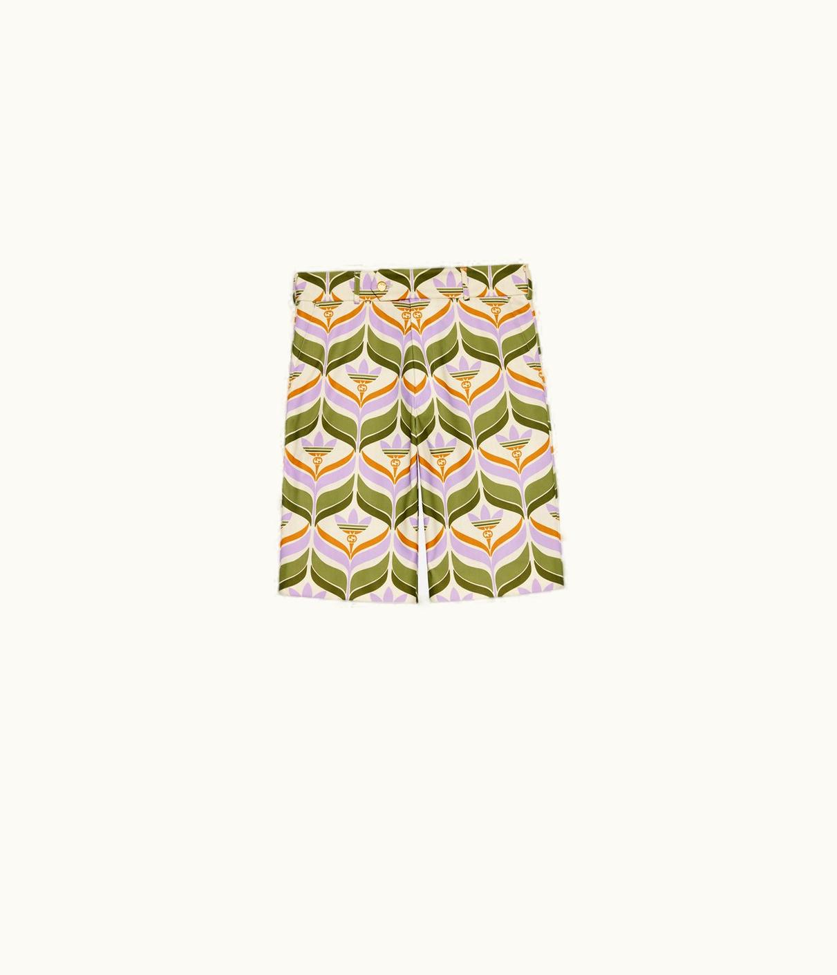 Gucci Adidas X Gucci Trefoil Print Shorts UZ0137498