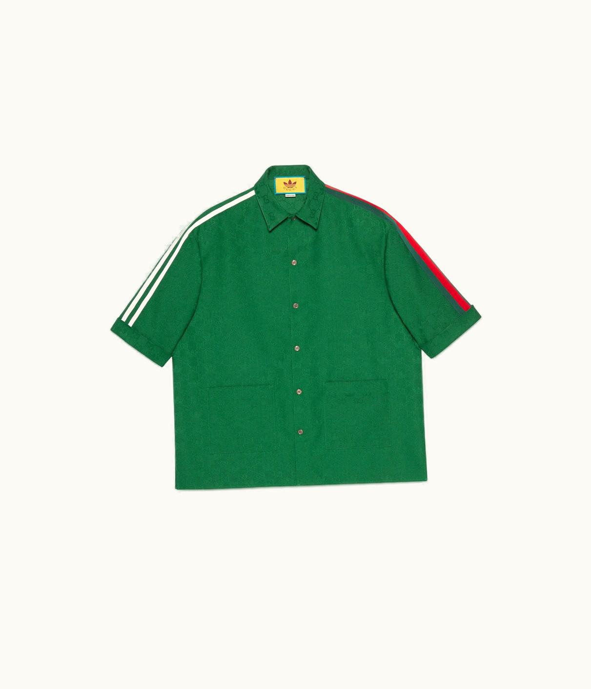 Gucci Adidas X Gucci GG Trefoil Jacquard Shirt