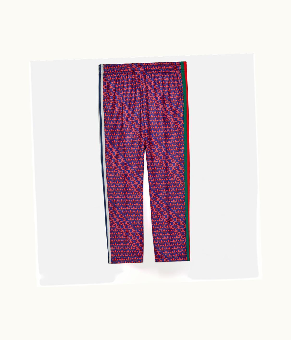 Gucci Adidas X Gucci Double G And Trefoil Print Track Bottoms