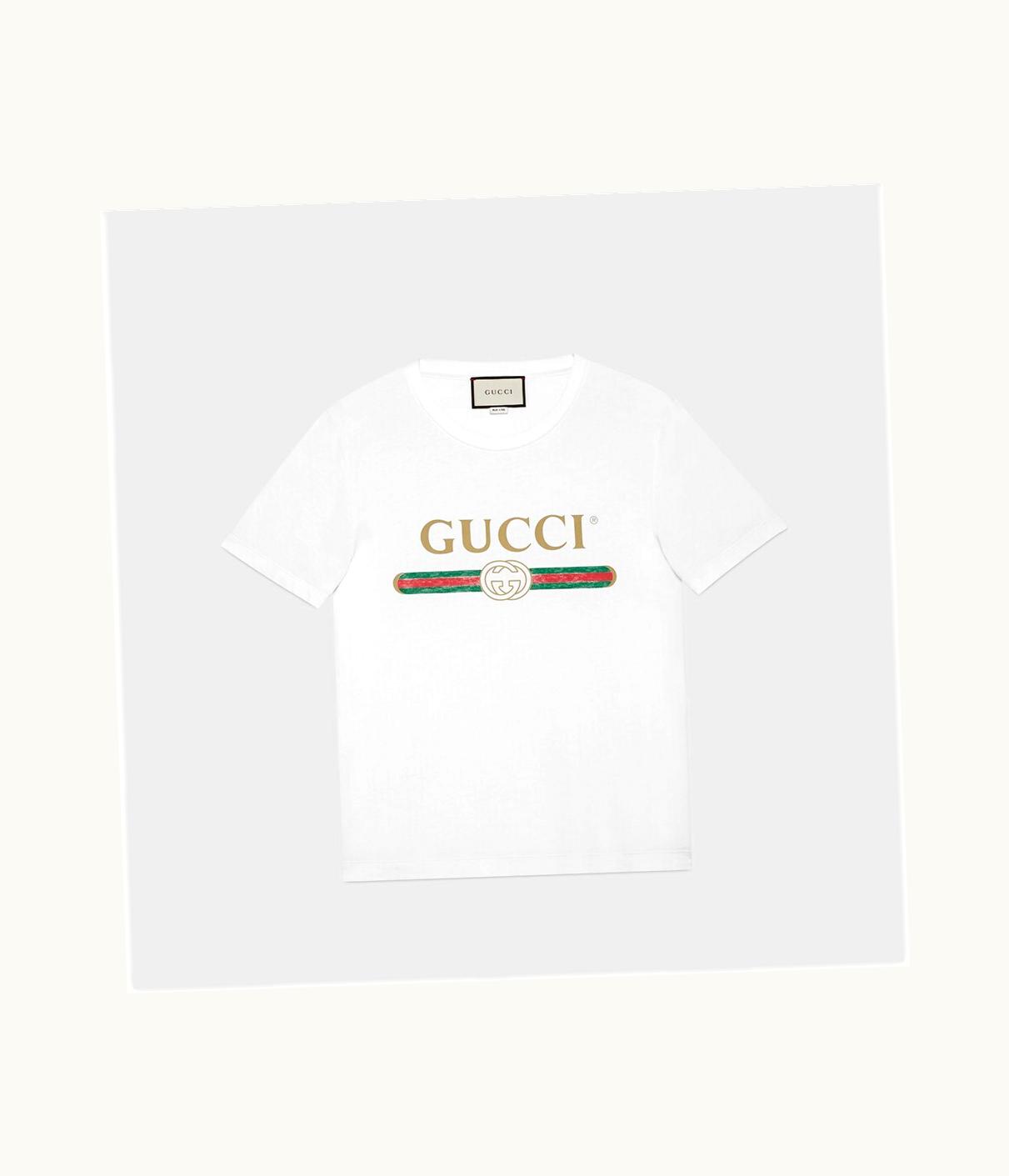 Gucci Oversize Washed T-Shirt With Gucci Logo UZ0137574