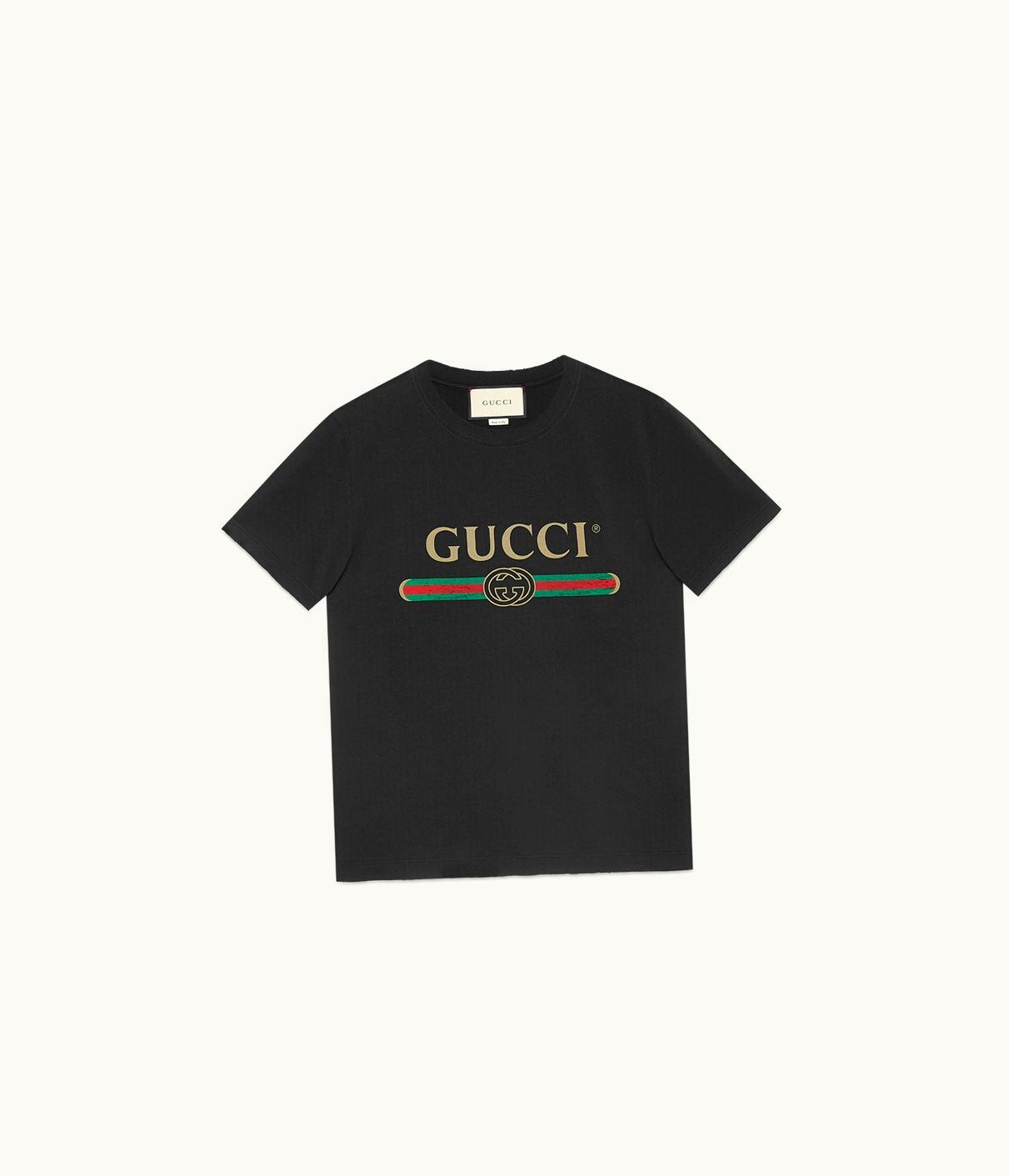 Gucci Oversize Washed T-Shirt With Gucci Logo UZ0137575