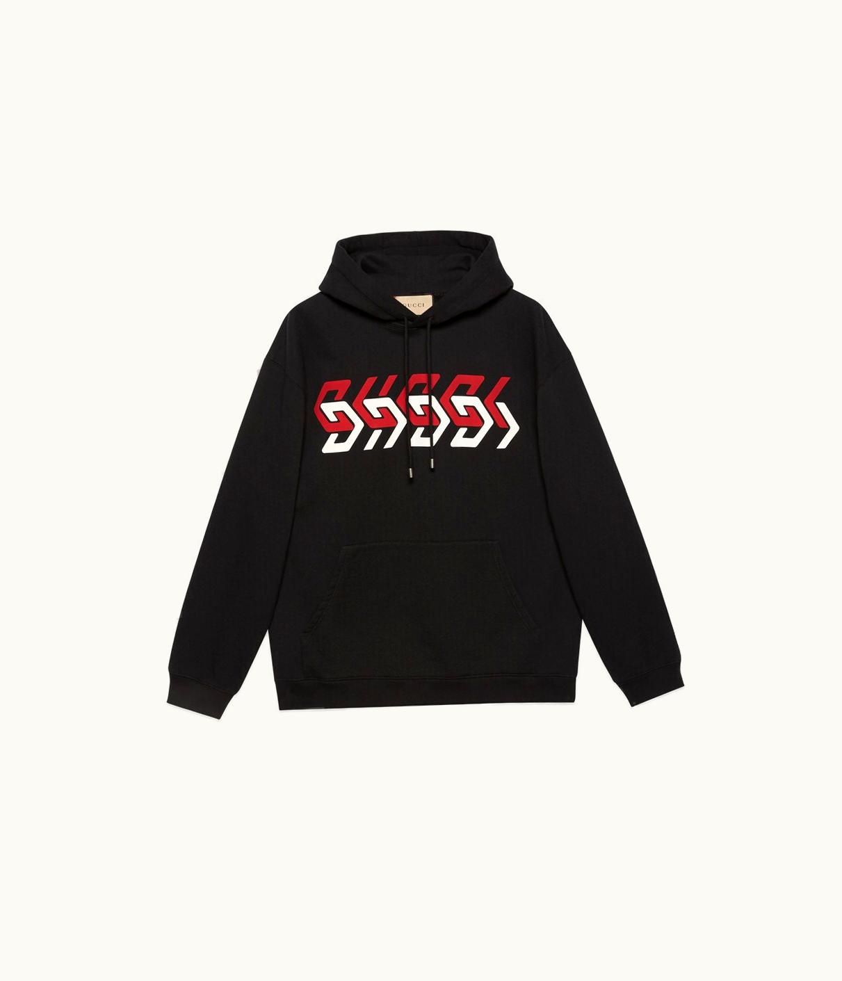 Gucci Jersey Sweatshirt With Gucci Mirror Print UZ0137589