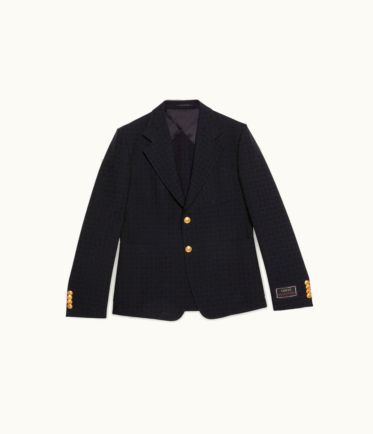 Gucci Horsebit Cotton Wool Formal Jacket