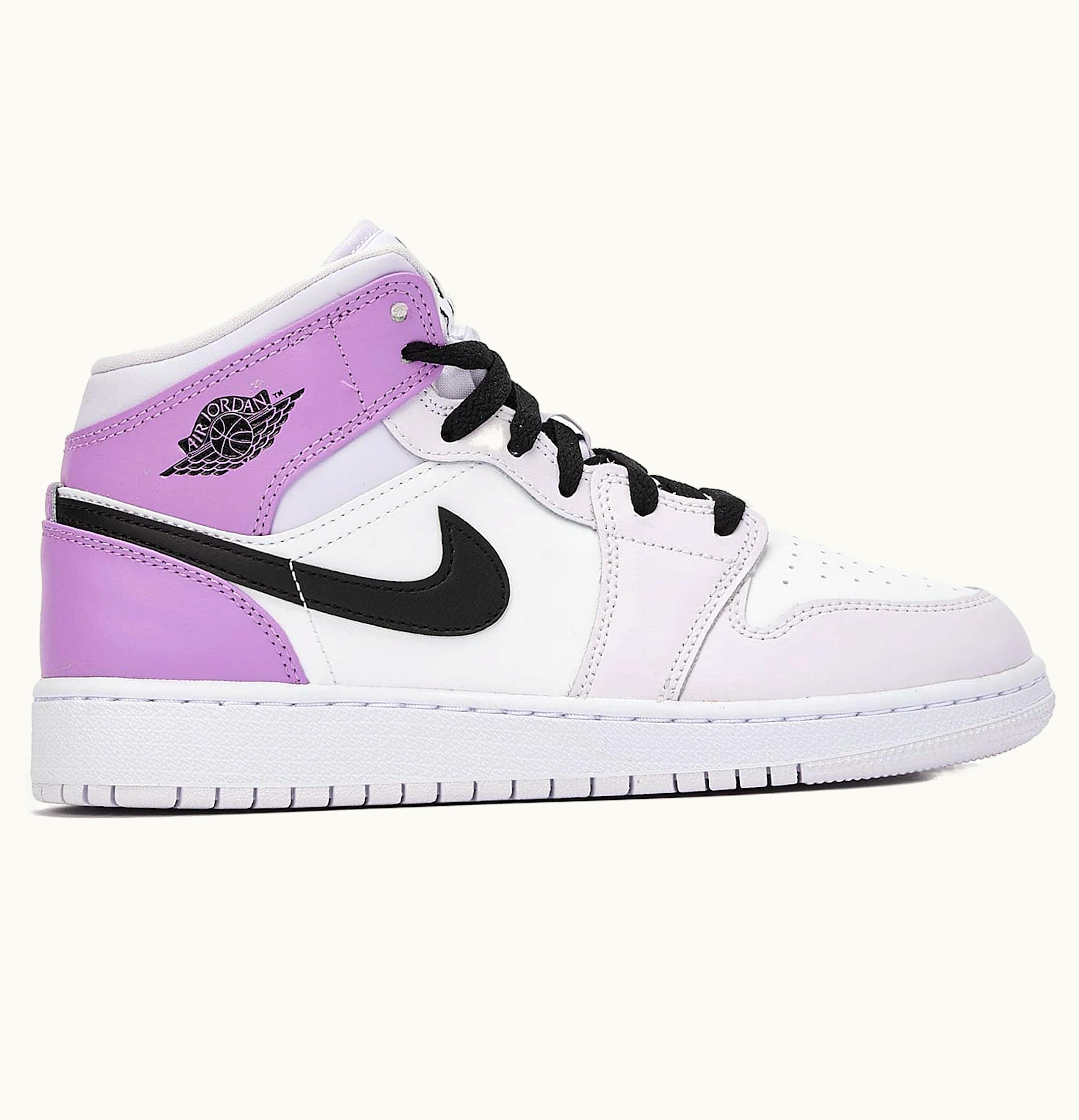 Jordan Air Jordan 1 Mid Barely Grape GS