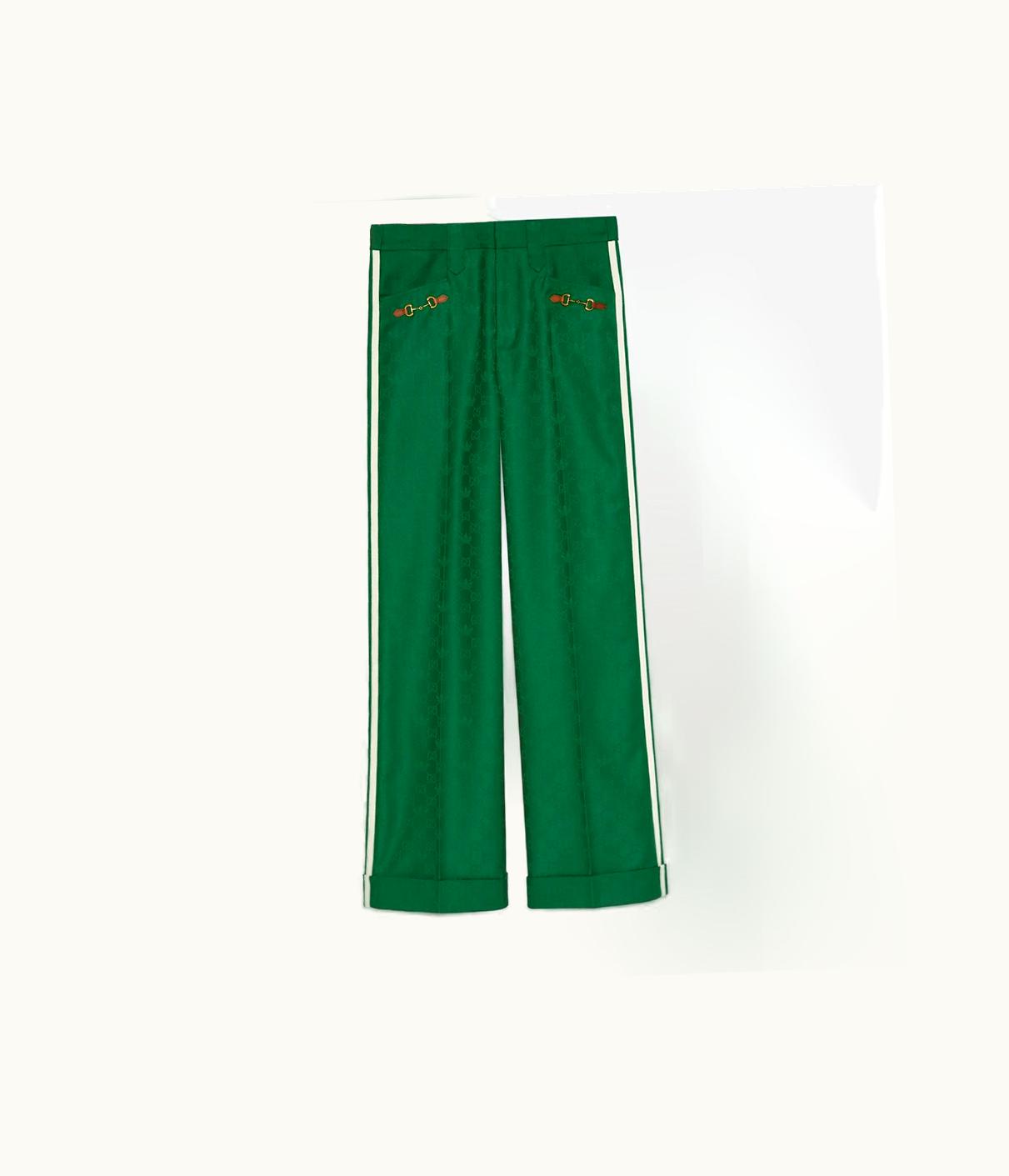 Gucci Adidas X Gucci Jacquard Trouser With Horsebit
