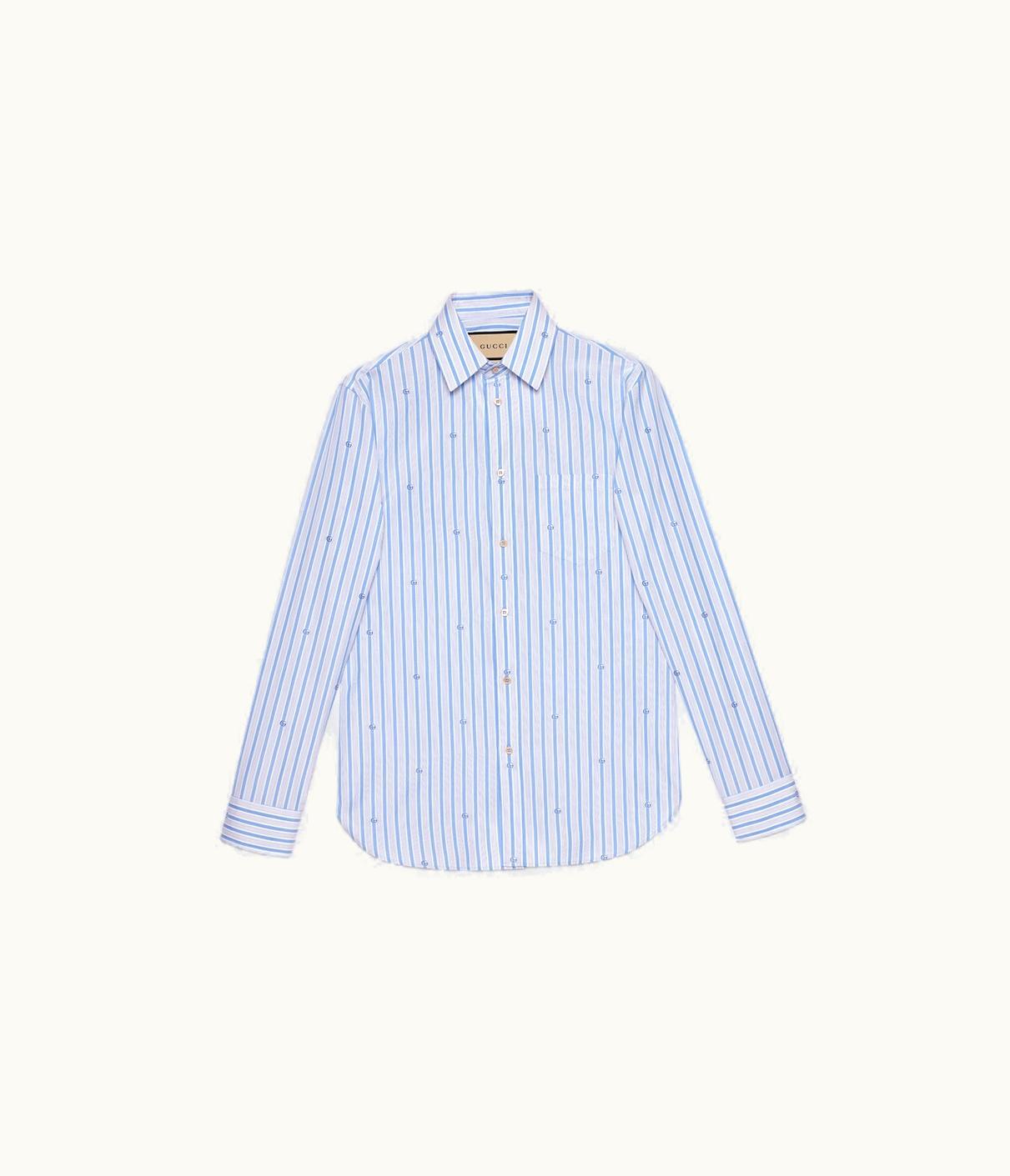 Gucci Gucci GG Stripe Fil Coupé Tailored Shirt
