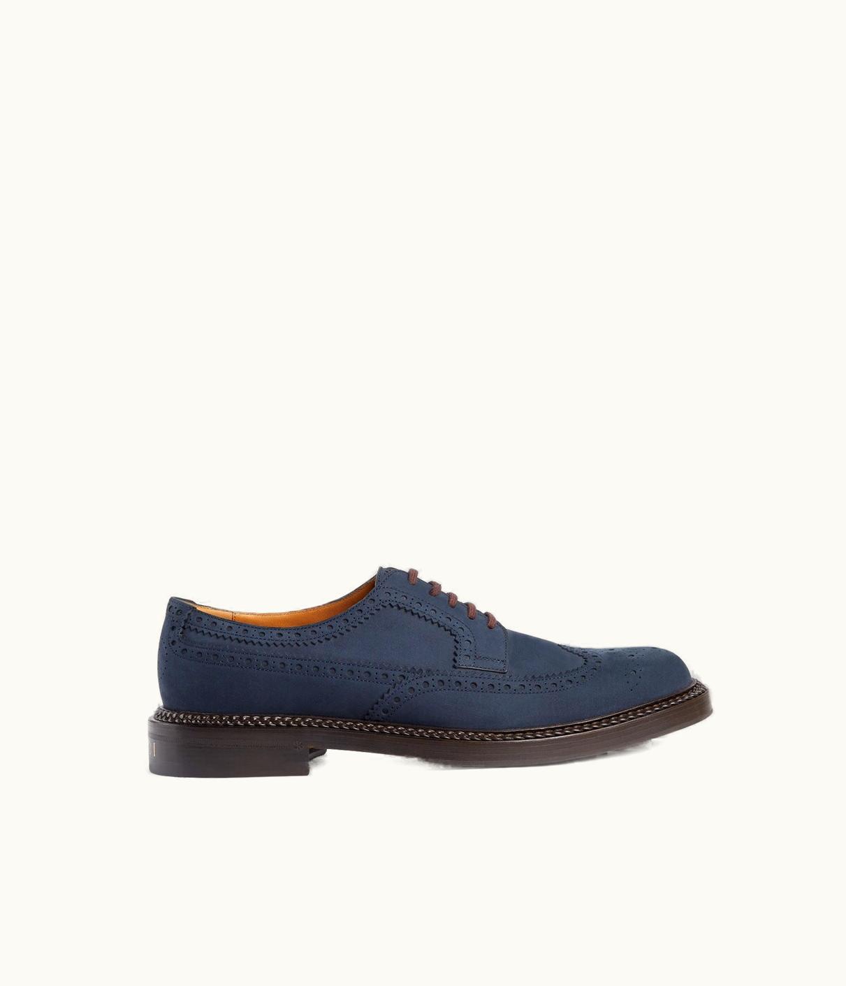 Gucci Gucci Men's Lace-Up Shoe With Brogue Details UZ0137982