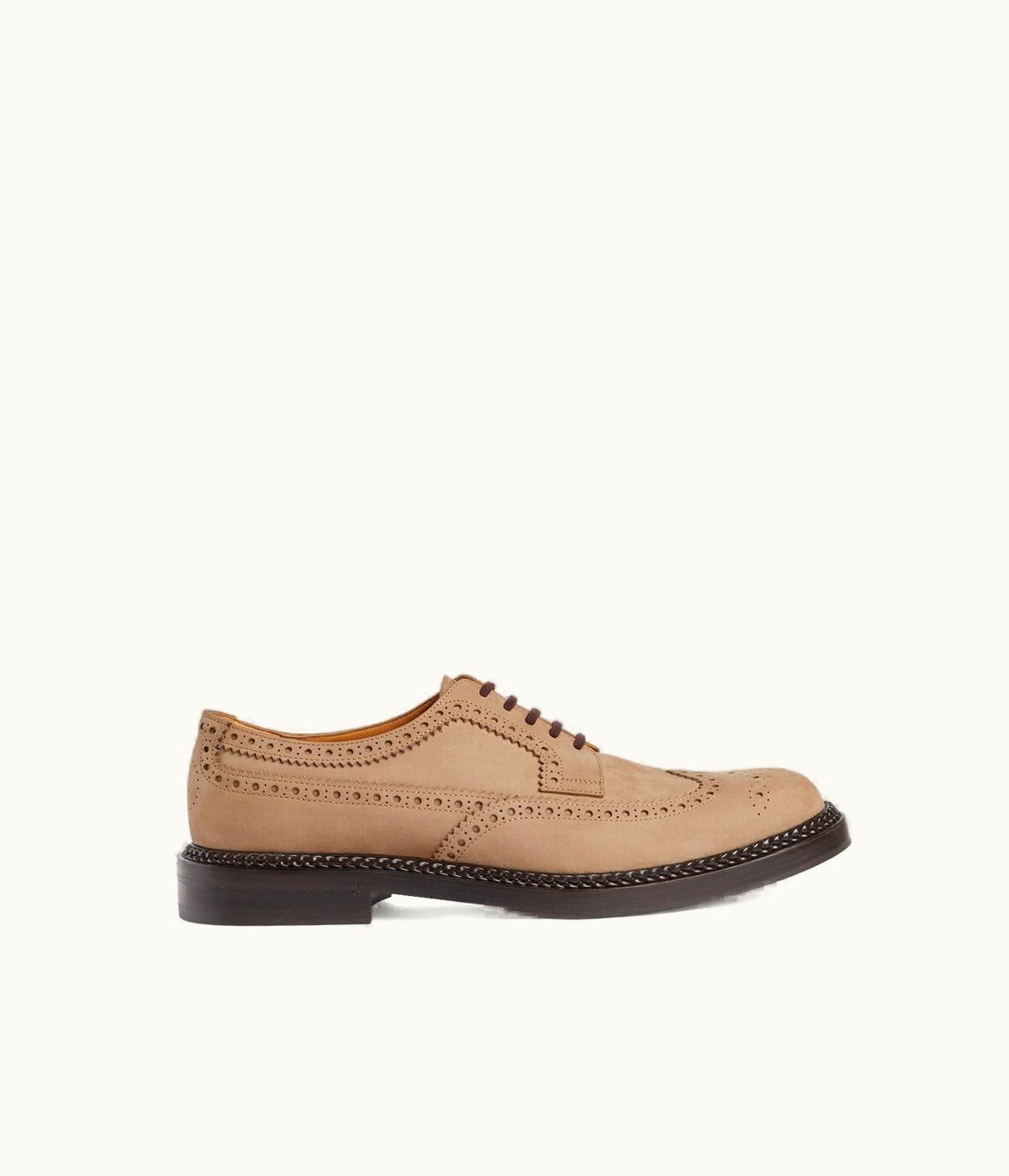 Gucci Gucci Men's Lace-Up Shoe With Brogue Details UZ0137983