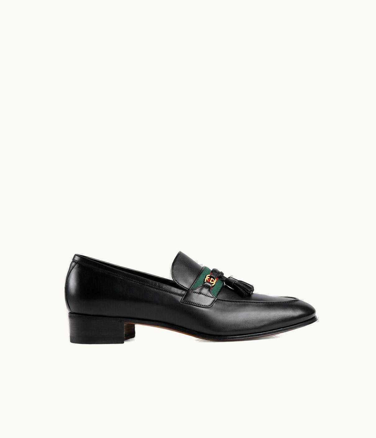 Gucci Gucci Men's Loafer With Web And Interlocking G UZ0138020