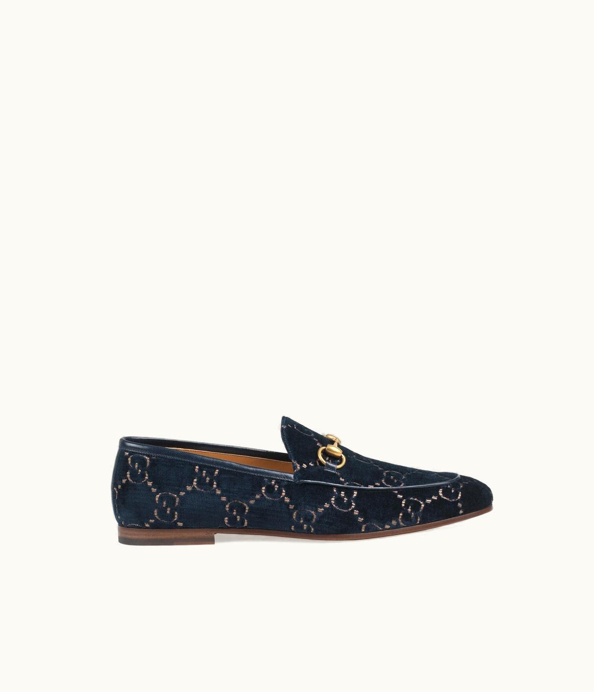 Gucci Gucci Men's Gucci Jordaan GG Velvet Loafer