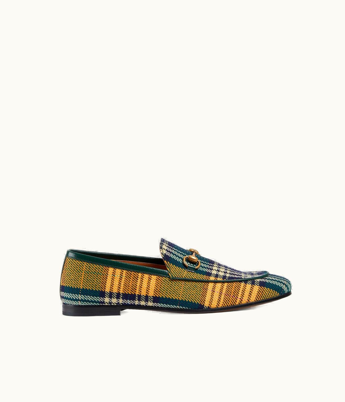 Gucci Gucci Men's Gucci Jordaan Tartan Tweed Loafer