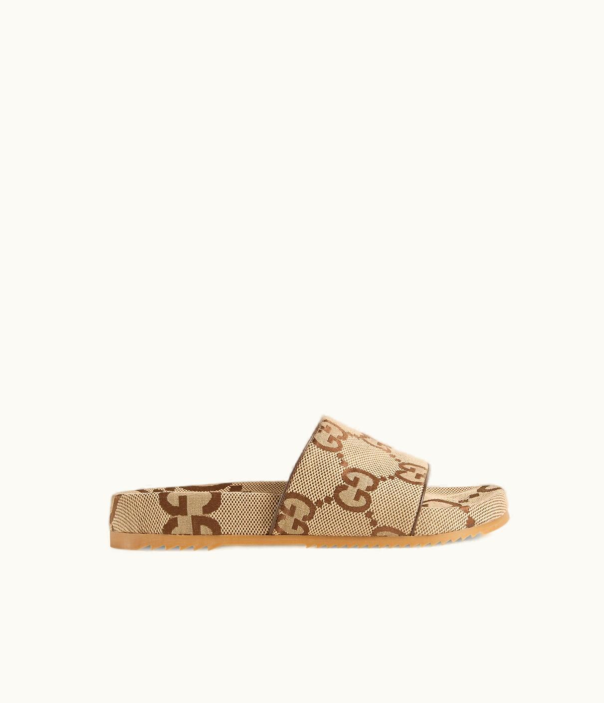 Gucci Gucci Men's Maxi GG Canvas Slide Sandal