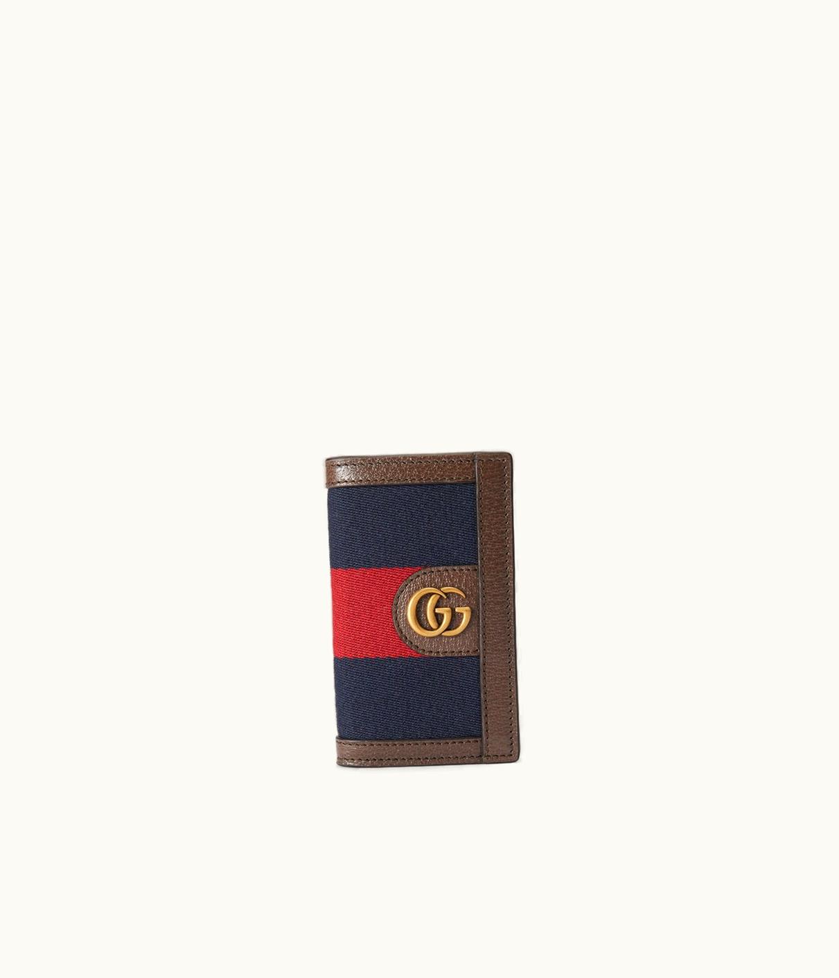 Gucci Gucci Web Card Case Wallet With Double G UZ0138197