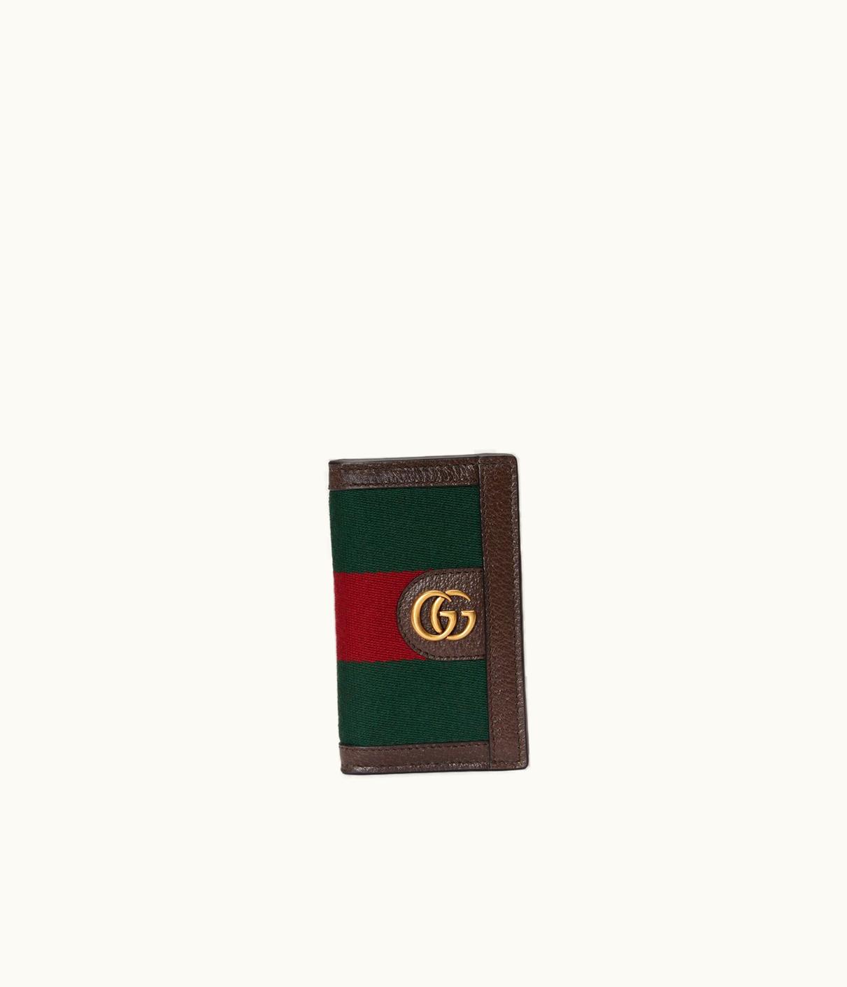 Gucci Gucci Web Card Case Wallet With Double G UZ0138200
