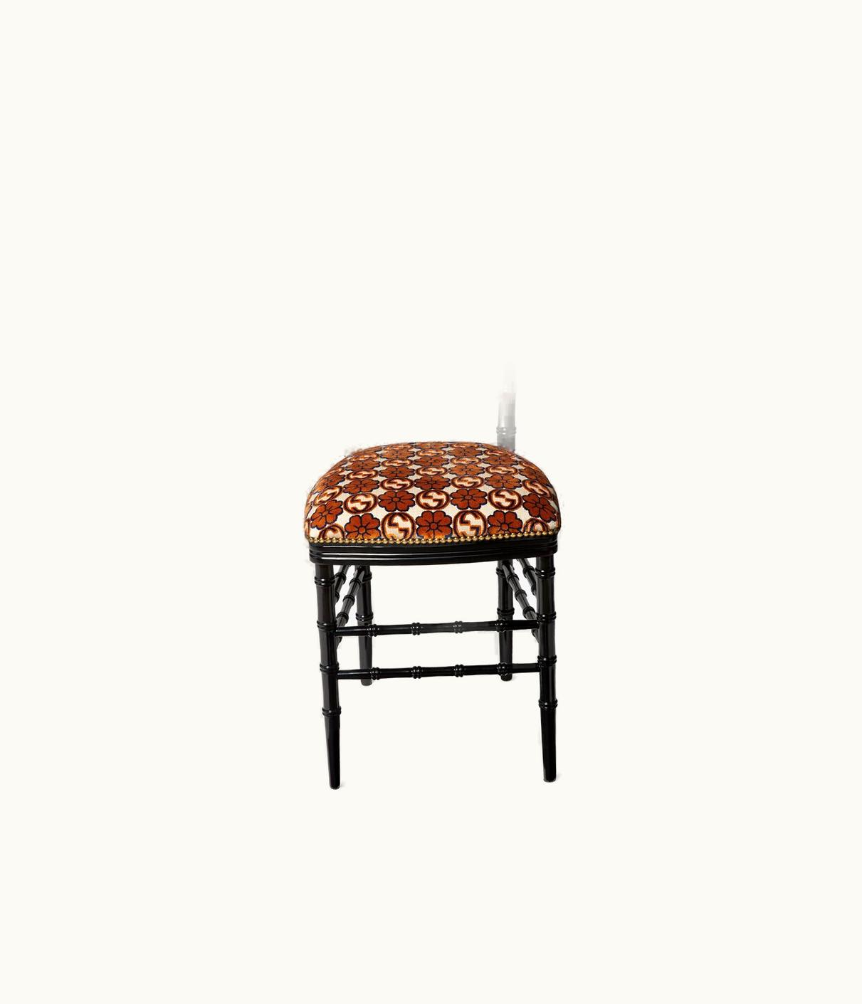 Gucci Gucci Chiavari Chair With GG Floral Jacquard