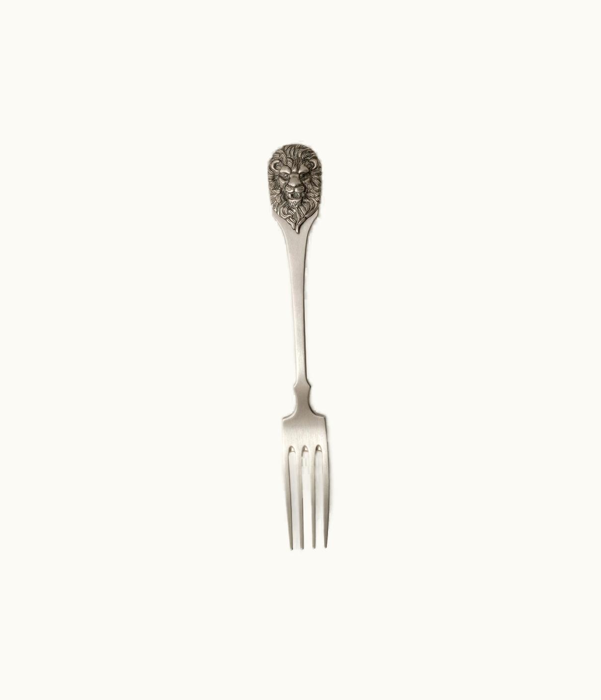 Gucci Gucci Fork With Lion Head Handle, Set Of Two