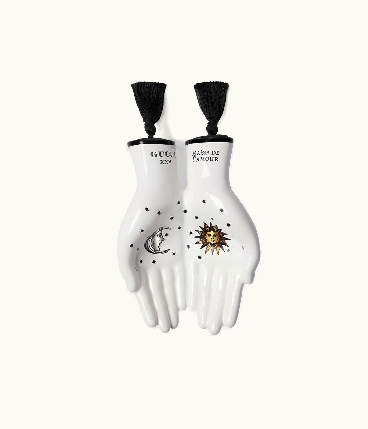 Gucci Gucci Hand-Shaped Trinket Tray With 'Maison De L'Amour' Print