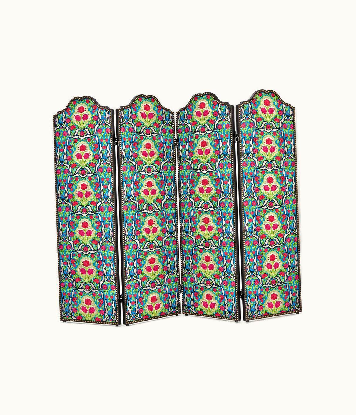 Gucci Gucci Floral And Bees Four Panel Screen