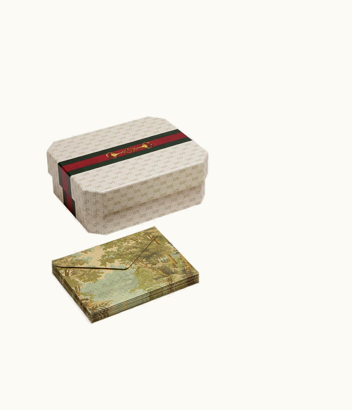 Gucci Gucci GG, Web And Horsebit Print Letter Set