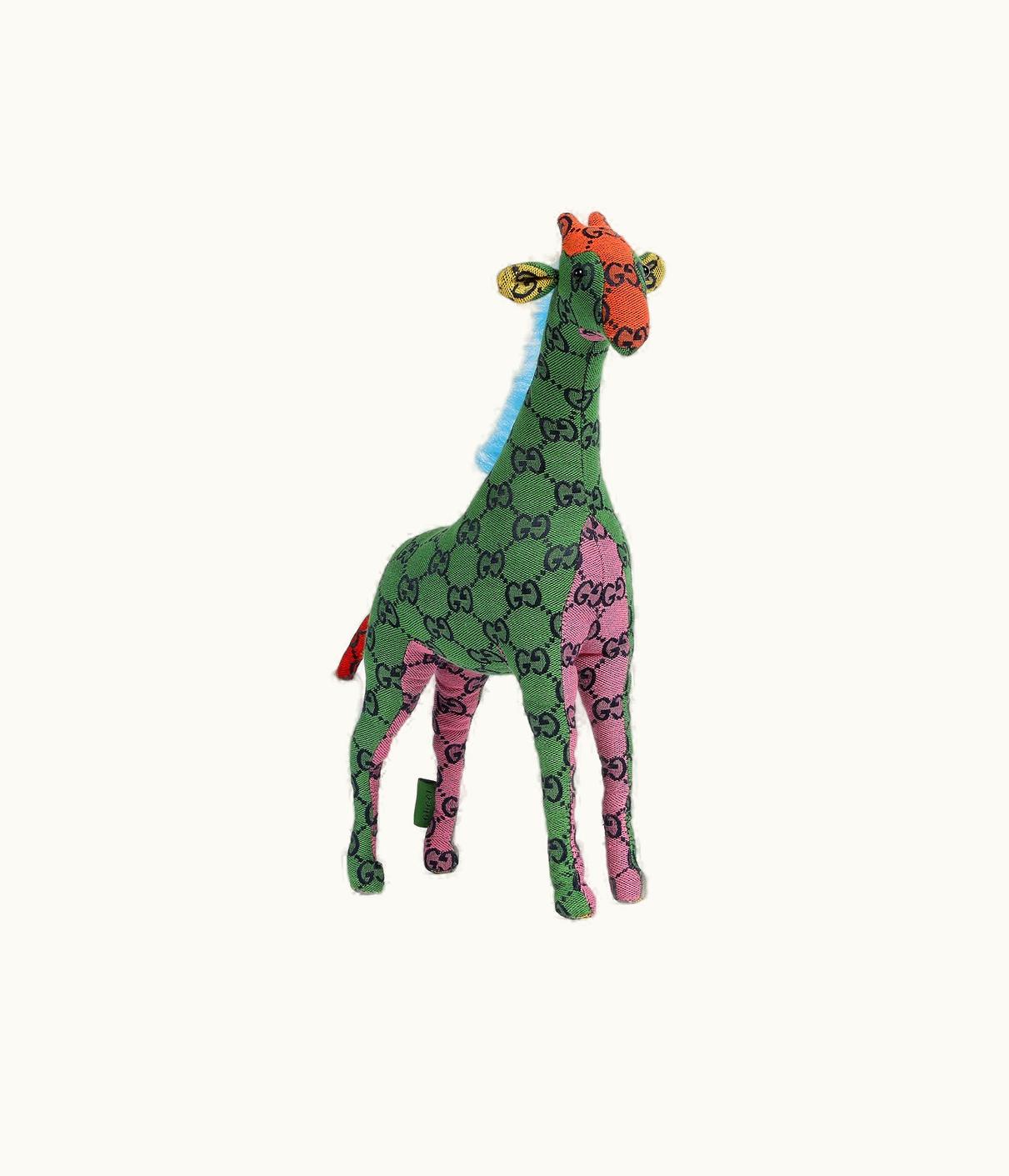 Gucci Gucci New GG Canvas Decorative Stuffed Giraffe