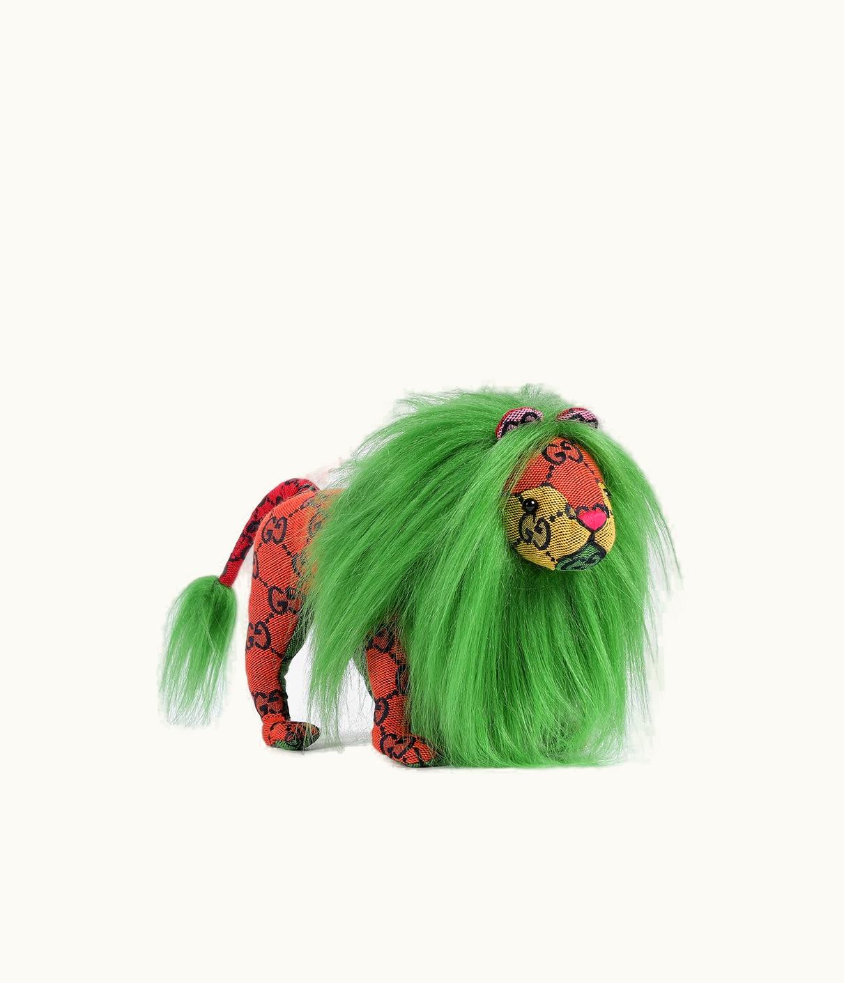 Gucci Gucci New GG Canvas Decorative Stuffed Lion