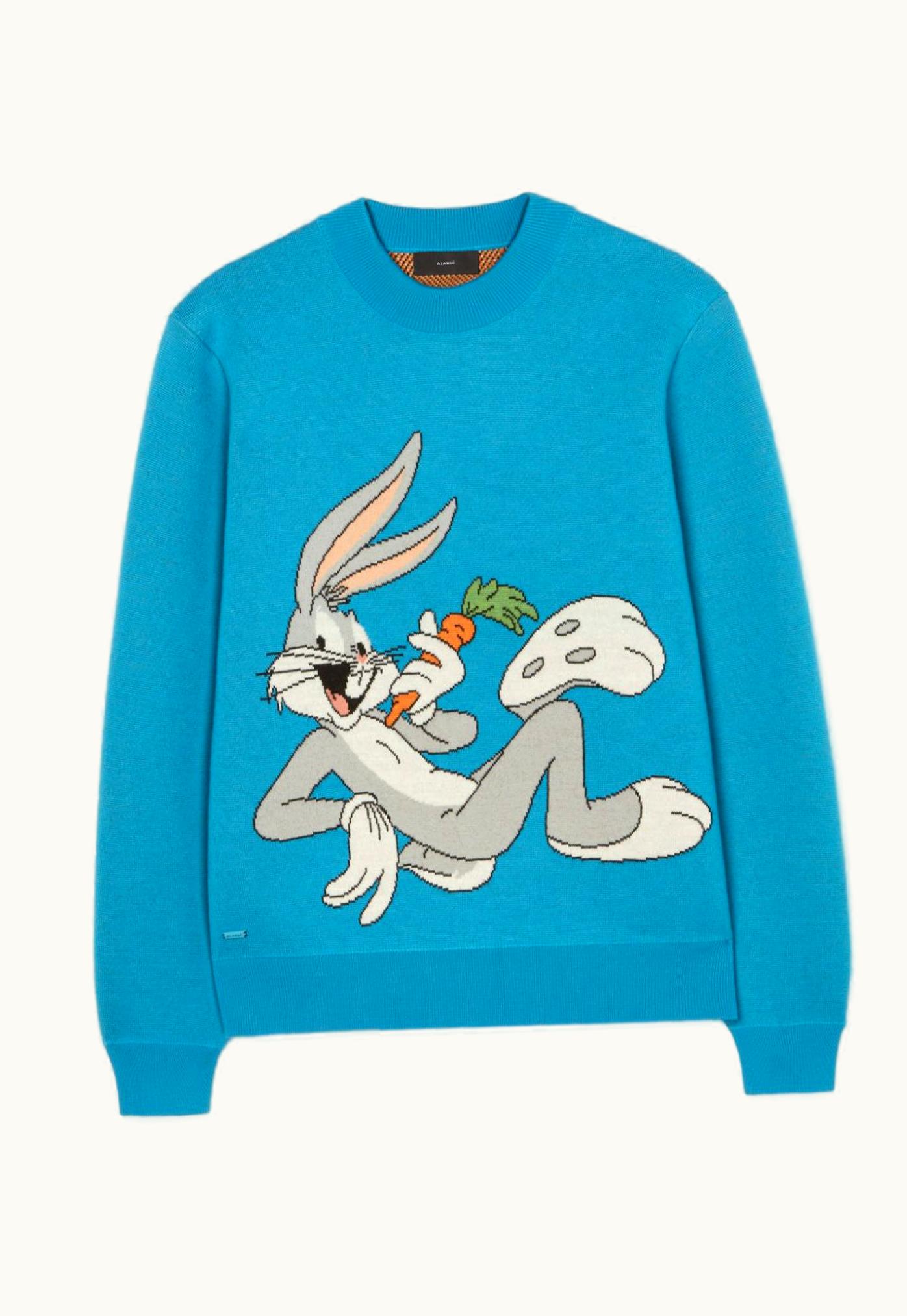 Alanui Alanui Bugs Bunny Bandana Jacquard Sweater UZ0138763