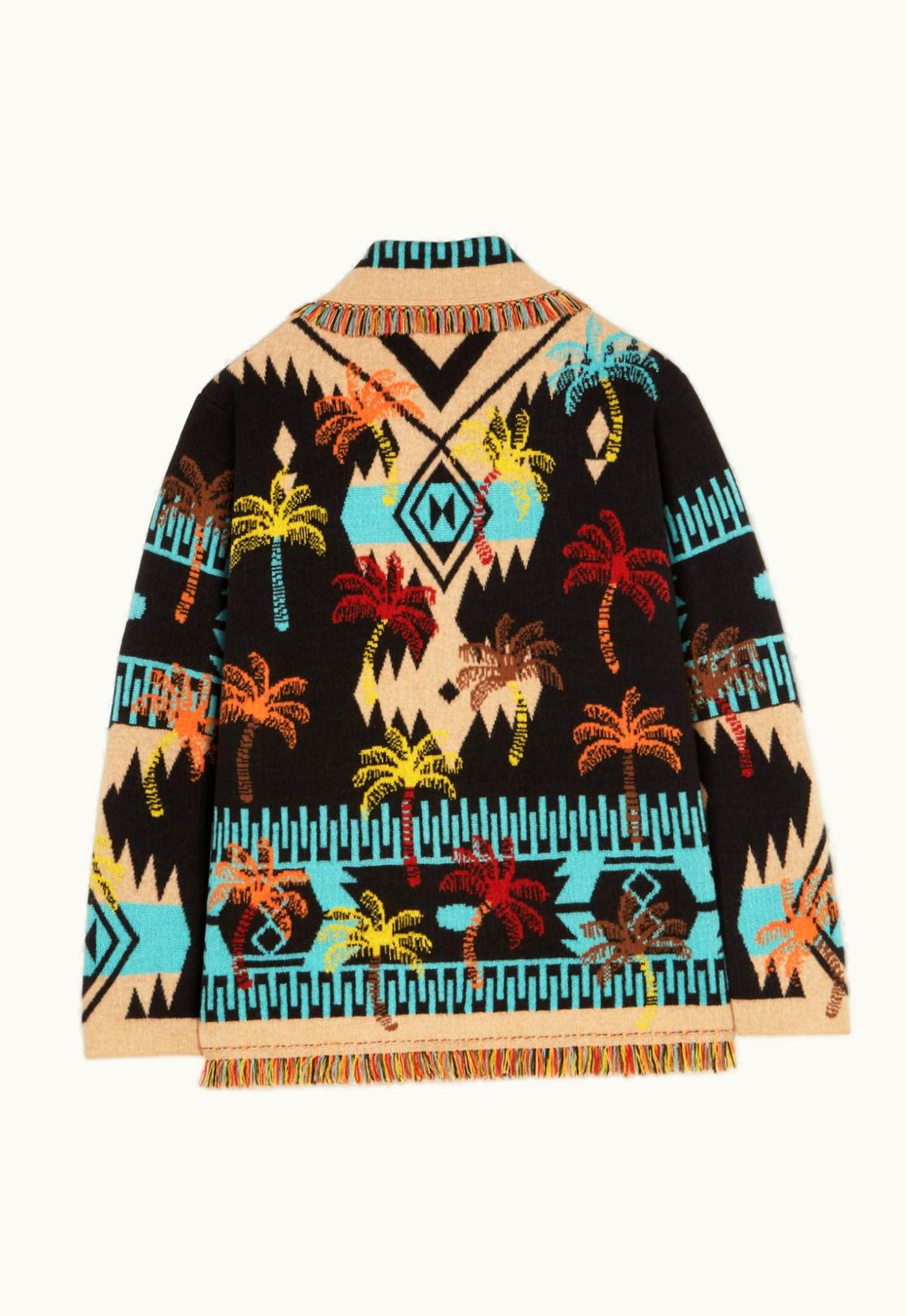 Alanui Alanui Palm Tree Jacquard Icon Cardigan UZ0138776