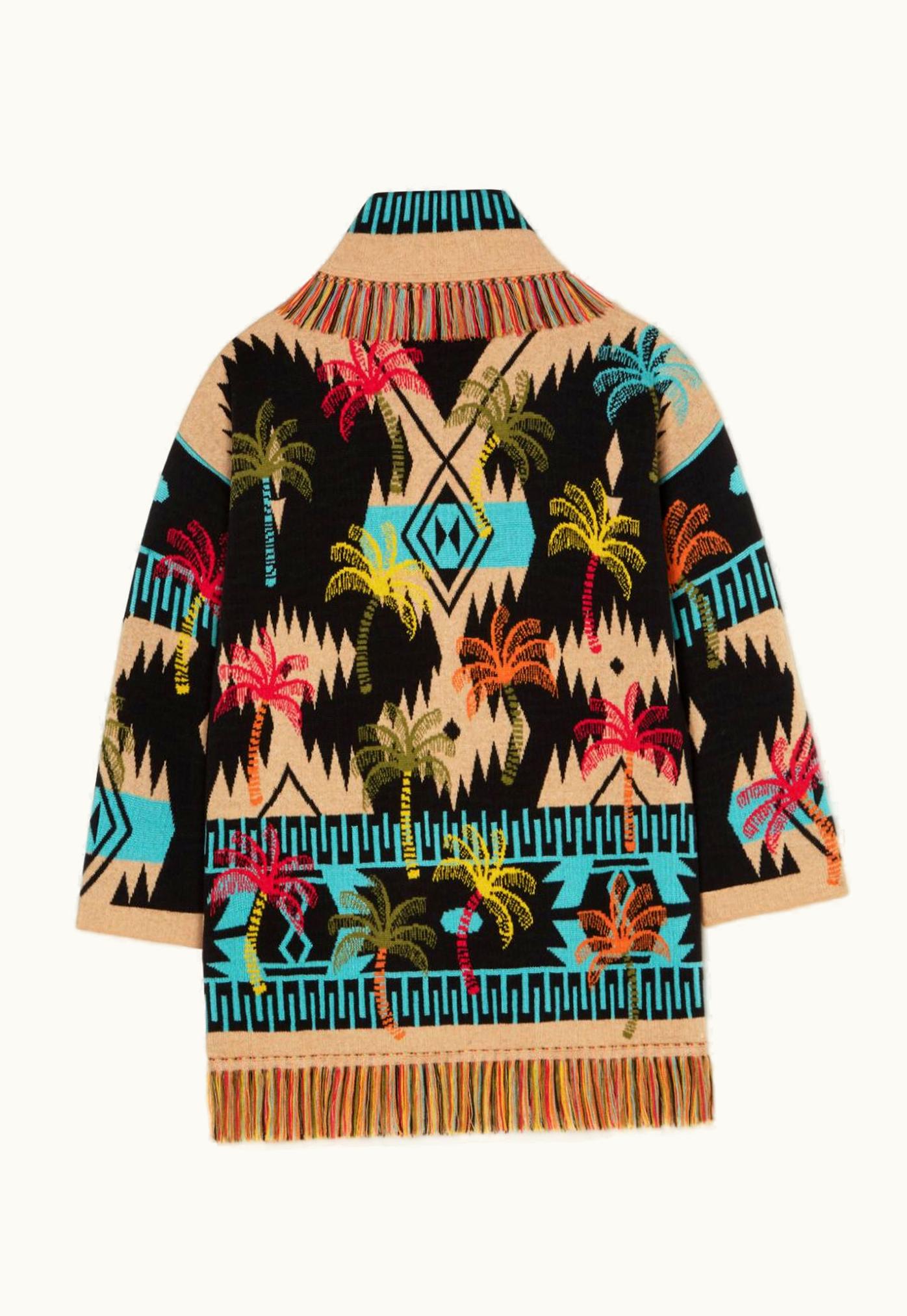 Alanui Alanui Palm Tree Jacquard Icon Cardigan UZ0138847