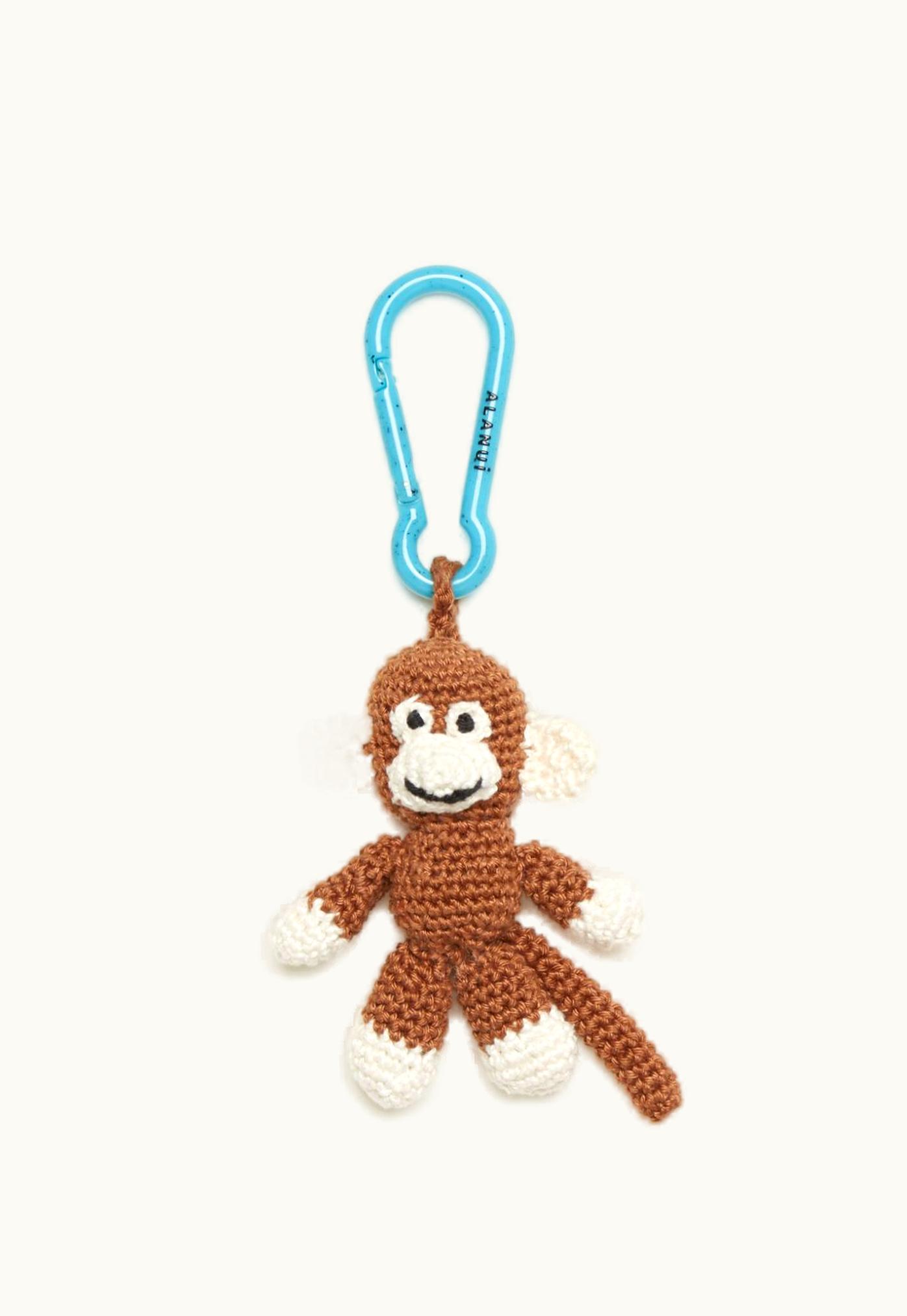 Alanui Alanui Monkey Crochet Key Holder
