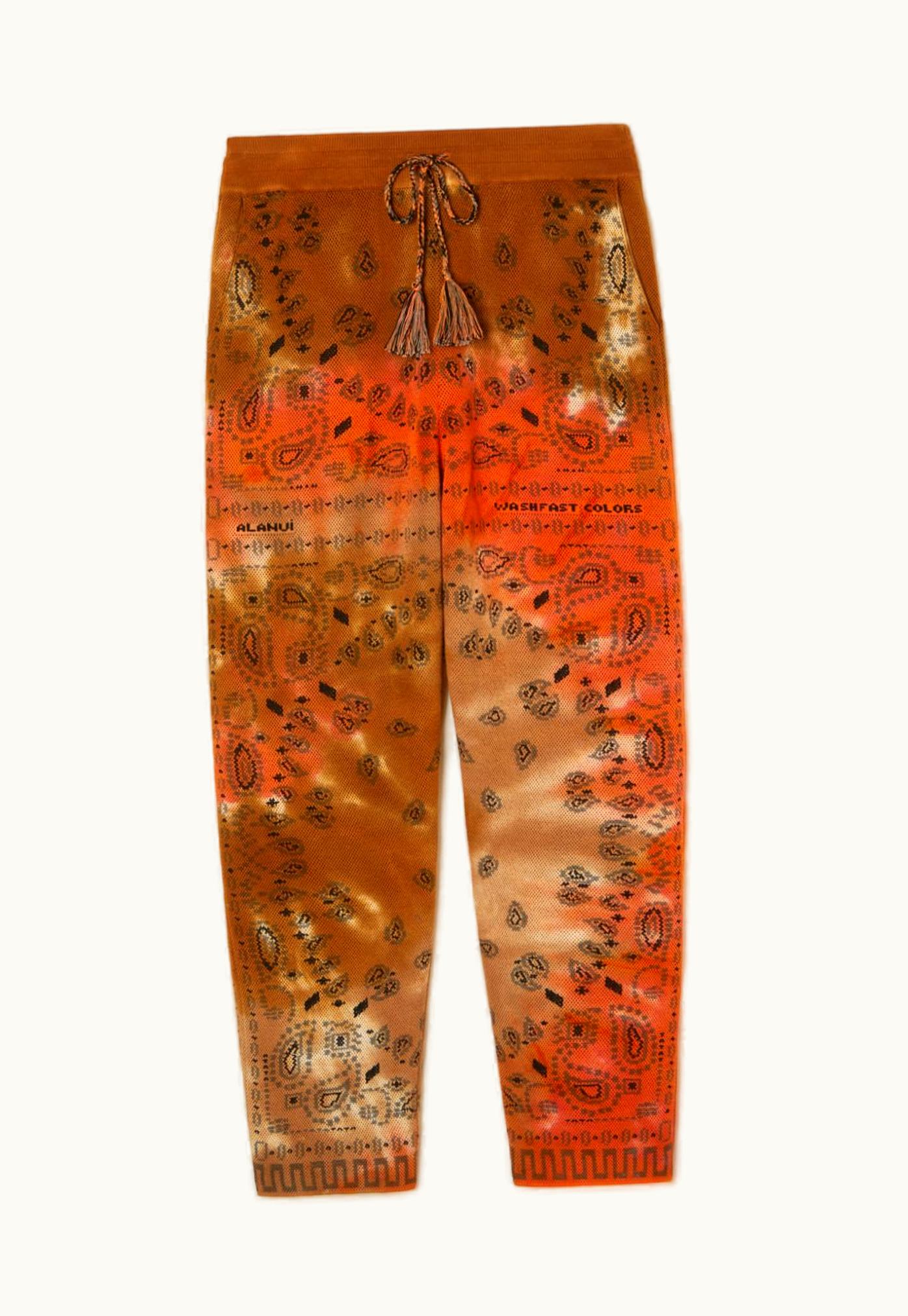 Alanui Alanui Bandana Piquet Tie Dye Pants