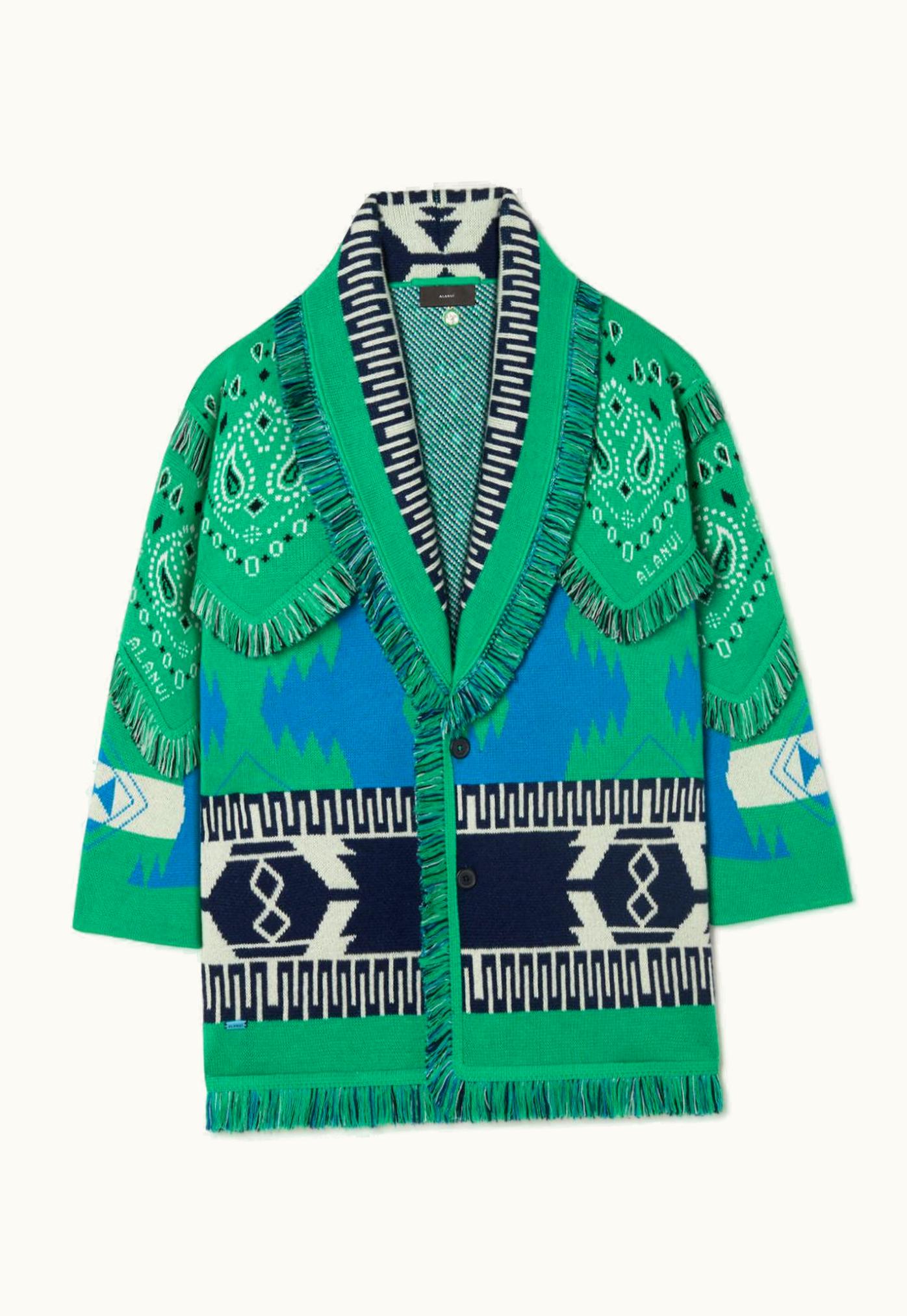 Alanui Alanui Cardigan Hybrid Patch Icon UZ0138903