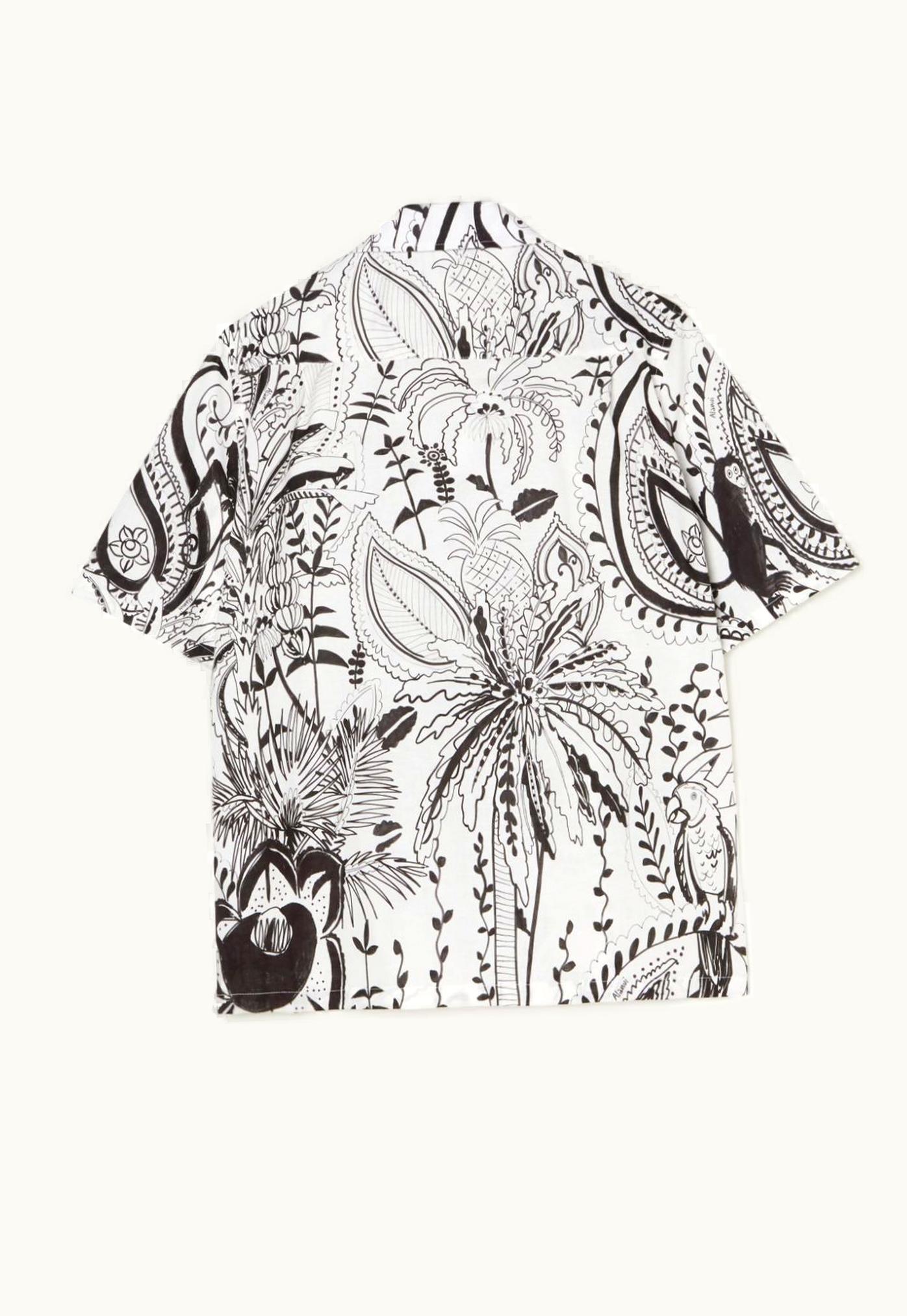 Alanui Alanui Bowling Shirt Oasis Of Imagination